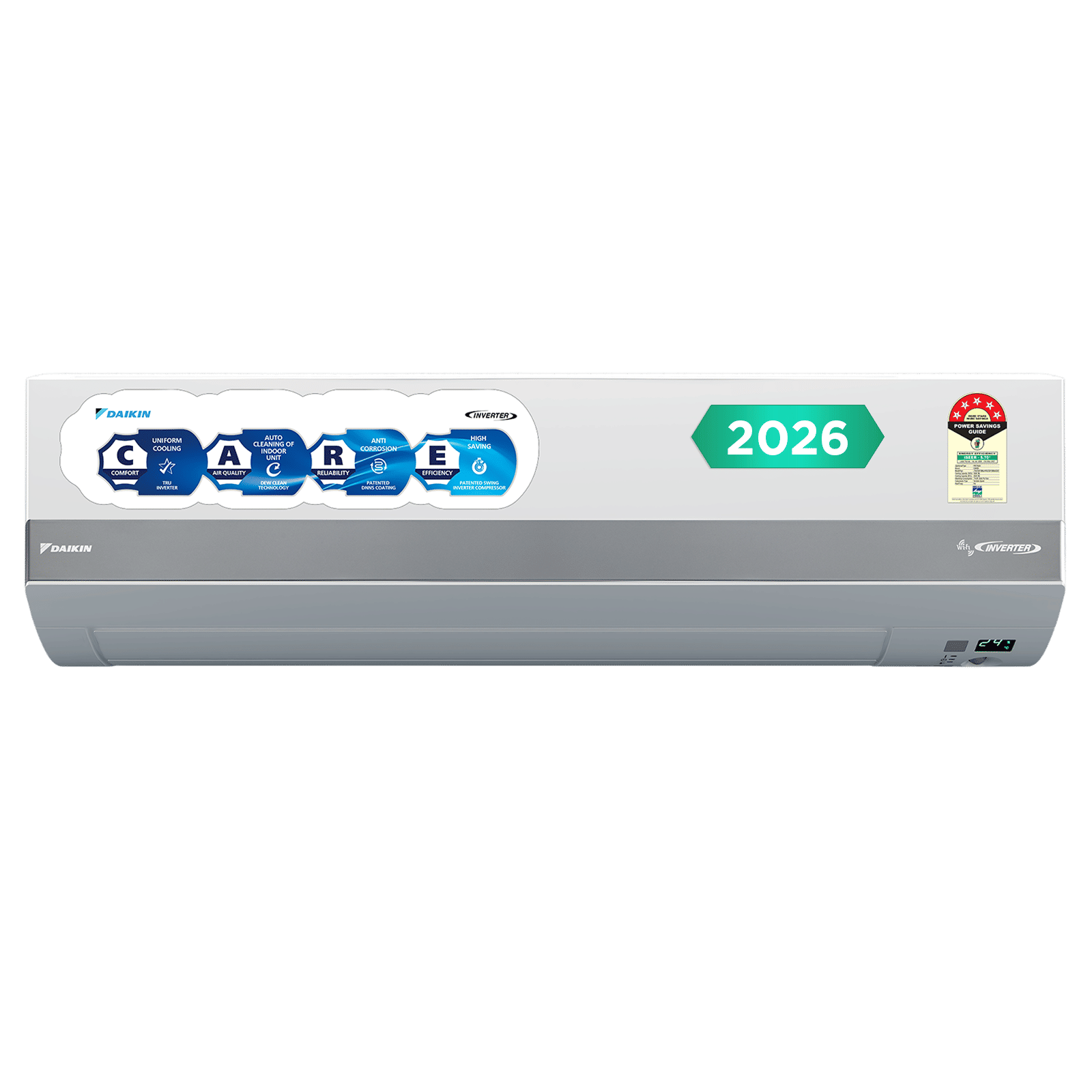 DAIKIN 1.5 Ton 5 Star Inverter Split Smart AC with Voice & App Control (Copper Condenser, PM 1.0 Filter, JTKJ53XV16MAA)