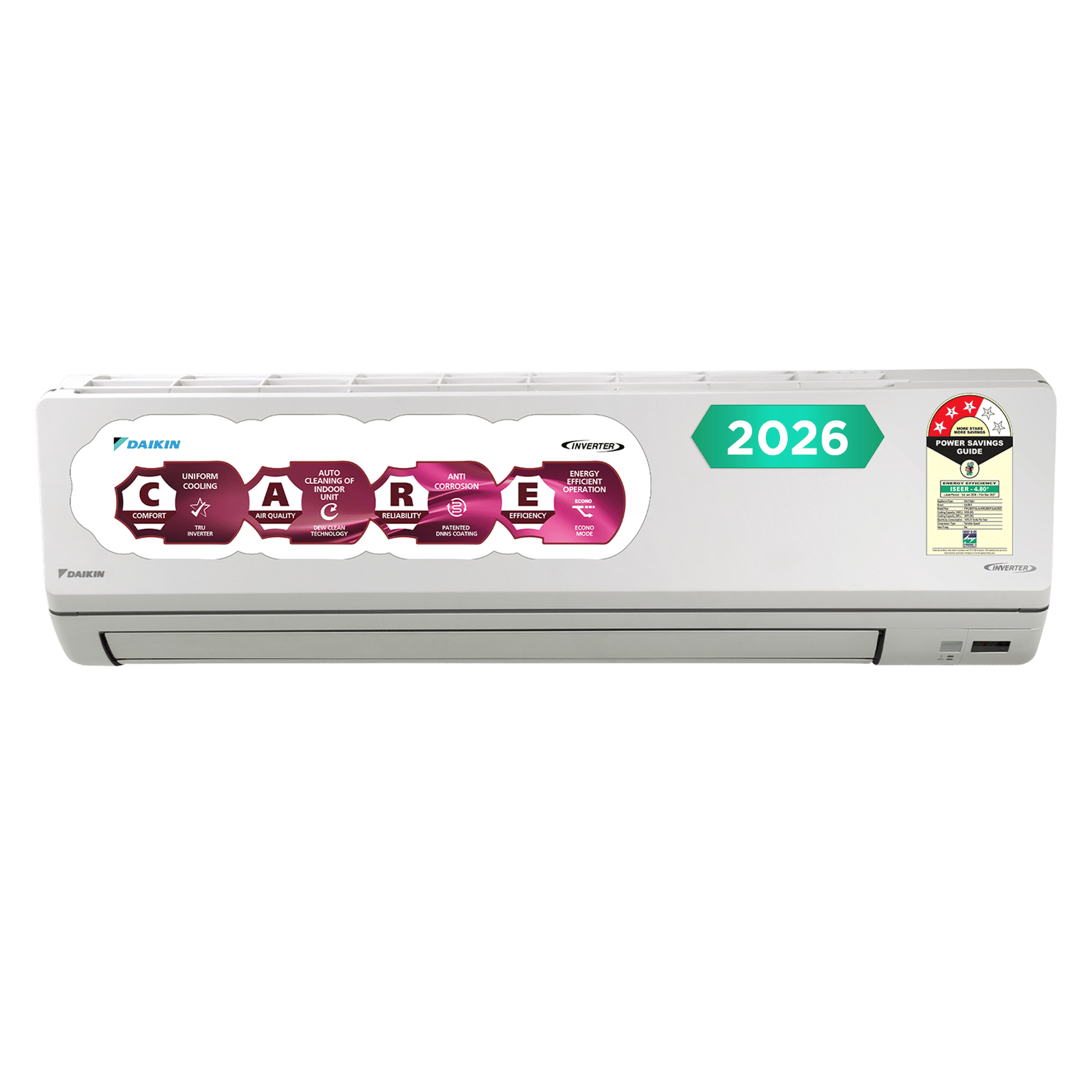 DAIKIN 2.6 Ton 3 Star Inverter Split AC (Copper Condenser, PM 2.5 Filter, FTKL90XV16LAA)