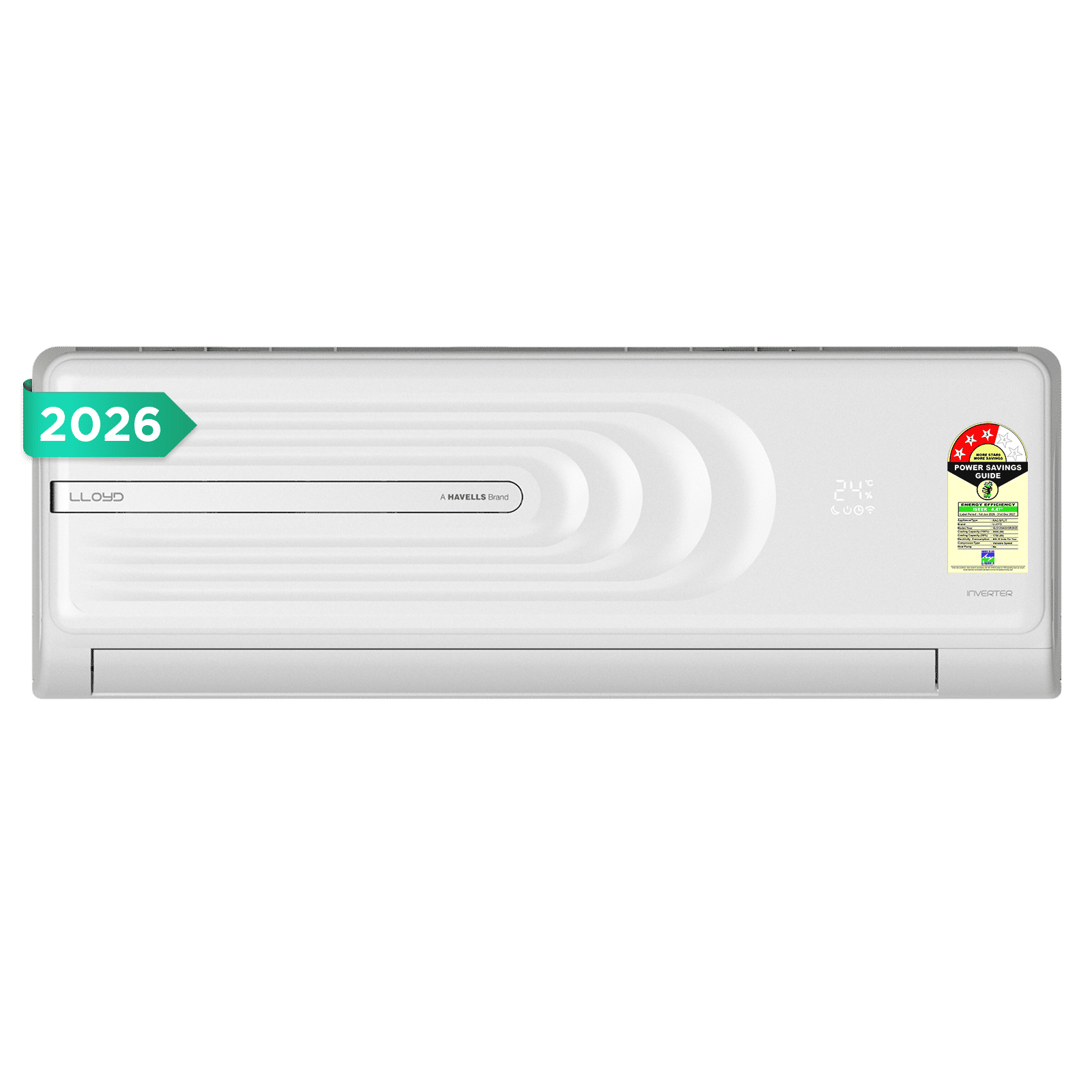 LLOYD 6-in-1 Convertible 1 Ton 3 Star Inverter Split AC with Ice Clean (Copper Condenser, GLS12I3ASHSR)