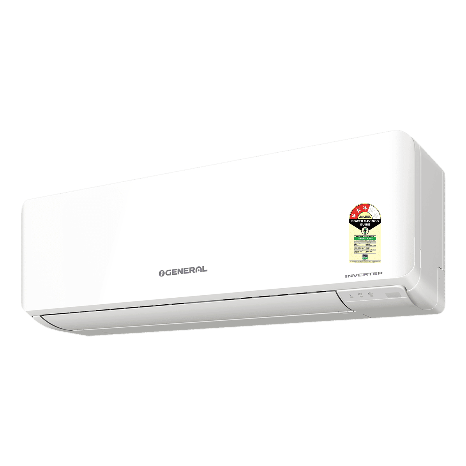 O GENERAL Advance Hyper Tropical 1 Ton 3 Star Inverter Split AC (2026 Model, Copper Condenser, ASGG12CPWA-B)