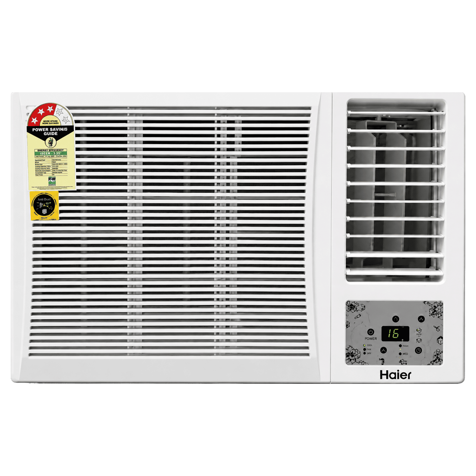 Haier 1.5 Ton 3 Star Fixed Speed Window AC (2026 Model, Copper Condenser, Micro Anti Bacterial Filter, HWA18-W3NB-PF)