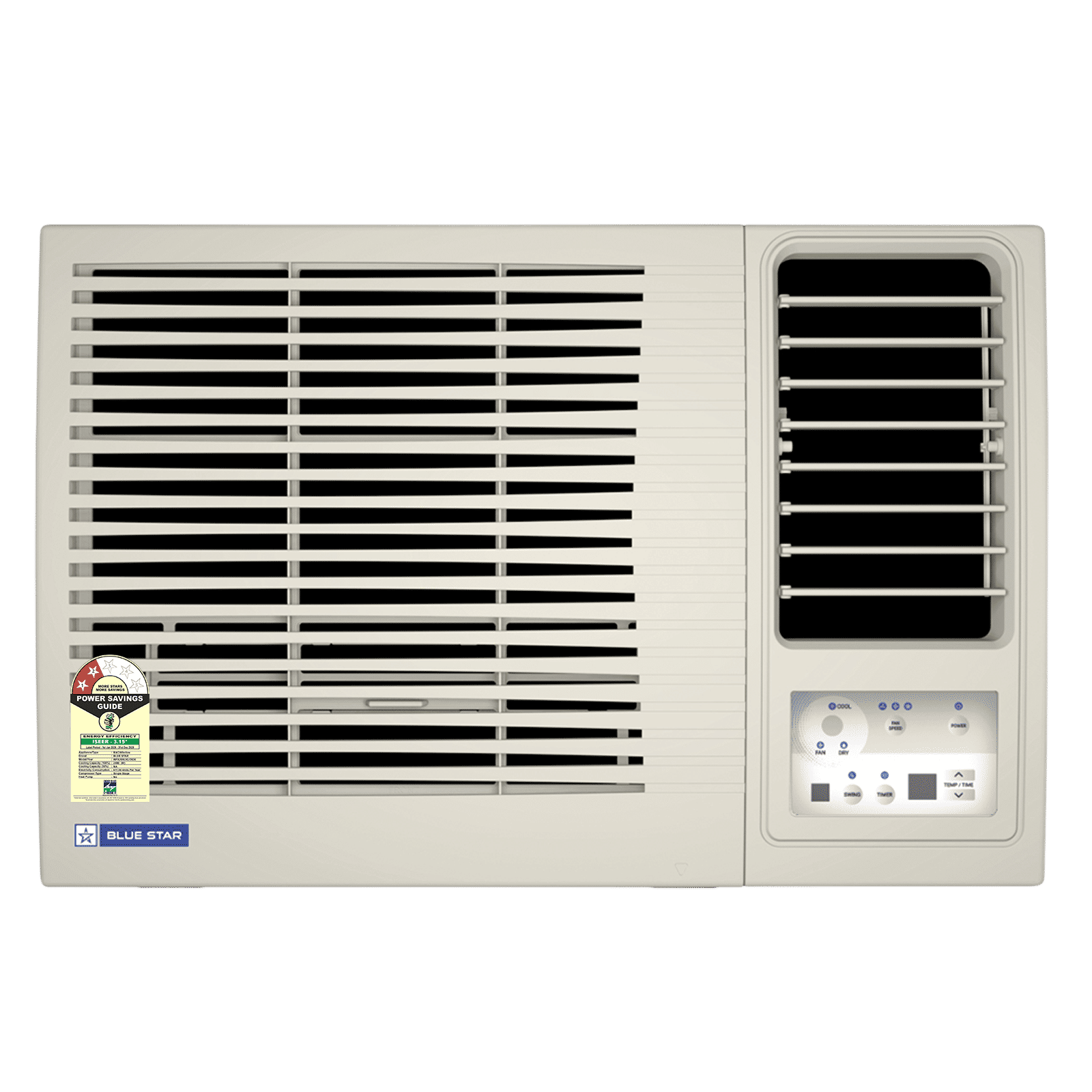 Blue Star 0.8 Ton 2 Star Fixed Speed Window AC (2026 Model, Copper Condenser, WFA209LXU)