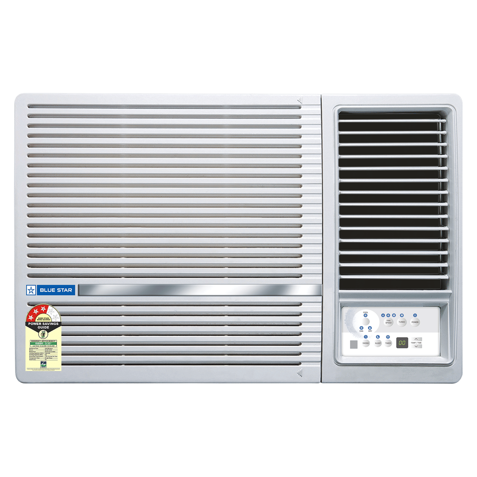 Blue Star 1 Ton 3 Star Fixed Speed Window AC (2026 Model, Copper Condenser, WFA312LXU)