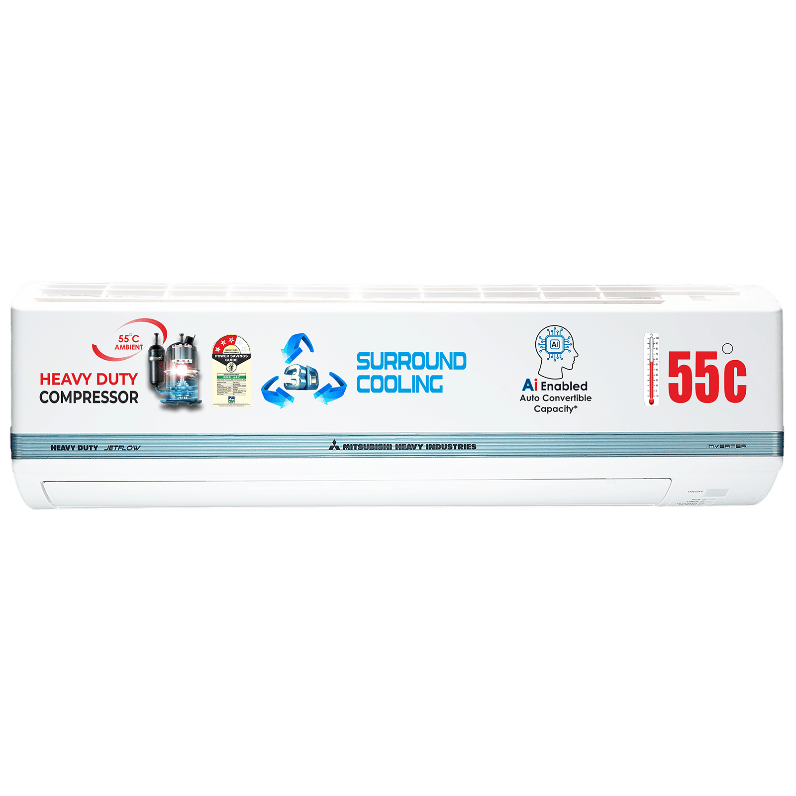 MITSUBISHI HEAVY Desert Xtreme Kooling - JETTA 1.75 Ton 3 Star Inverter Split AC (2026 Model, Blue Fin Condenser, Nano PM-2.5 Filter, DXK21YAMDA-W)-picture-43