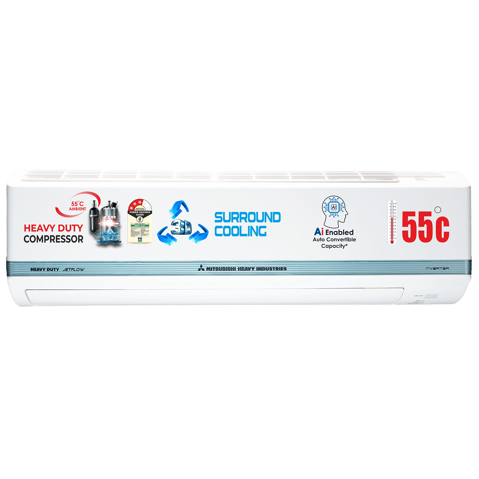 MITSUBISHI HEAVY Desert Xtreme Kooling - JETTA 2.25 Ton 3 Star Inverter Split AC (2026 Model, Blue Fin Condenser, Nano PM-2.5 Filter, DXK27YAMDA-W)-picture-40