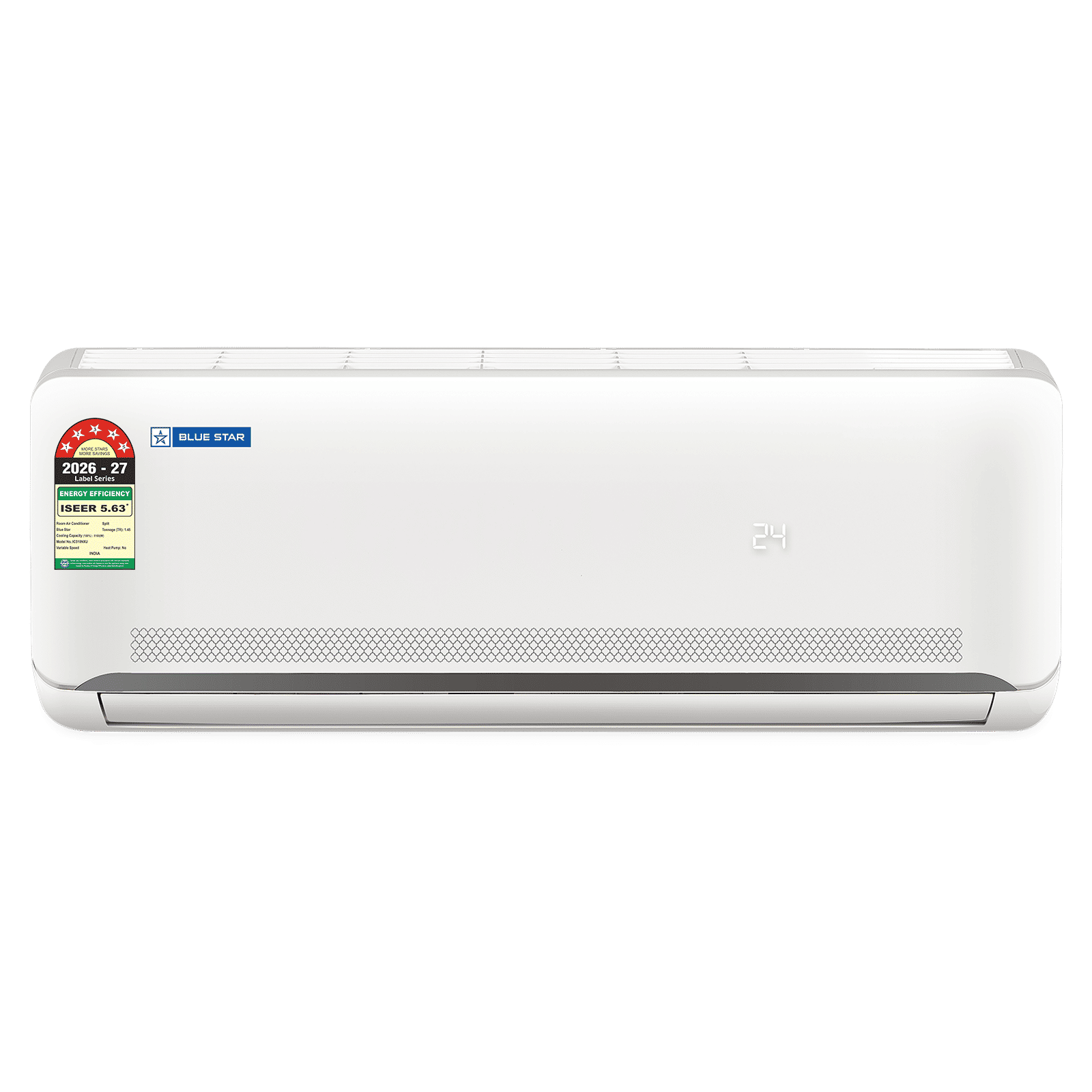 Blue Star N Series 5 in 1 Convertible 1.5 Ton 5 Star Inverter Split AC with Turbo Cool (2026 Model, Blue Fin Condenser, IC518NXU)