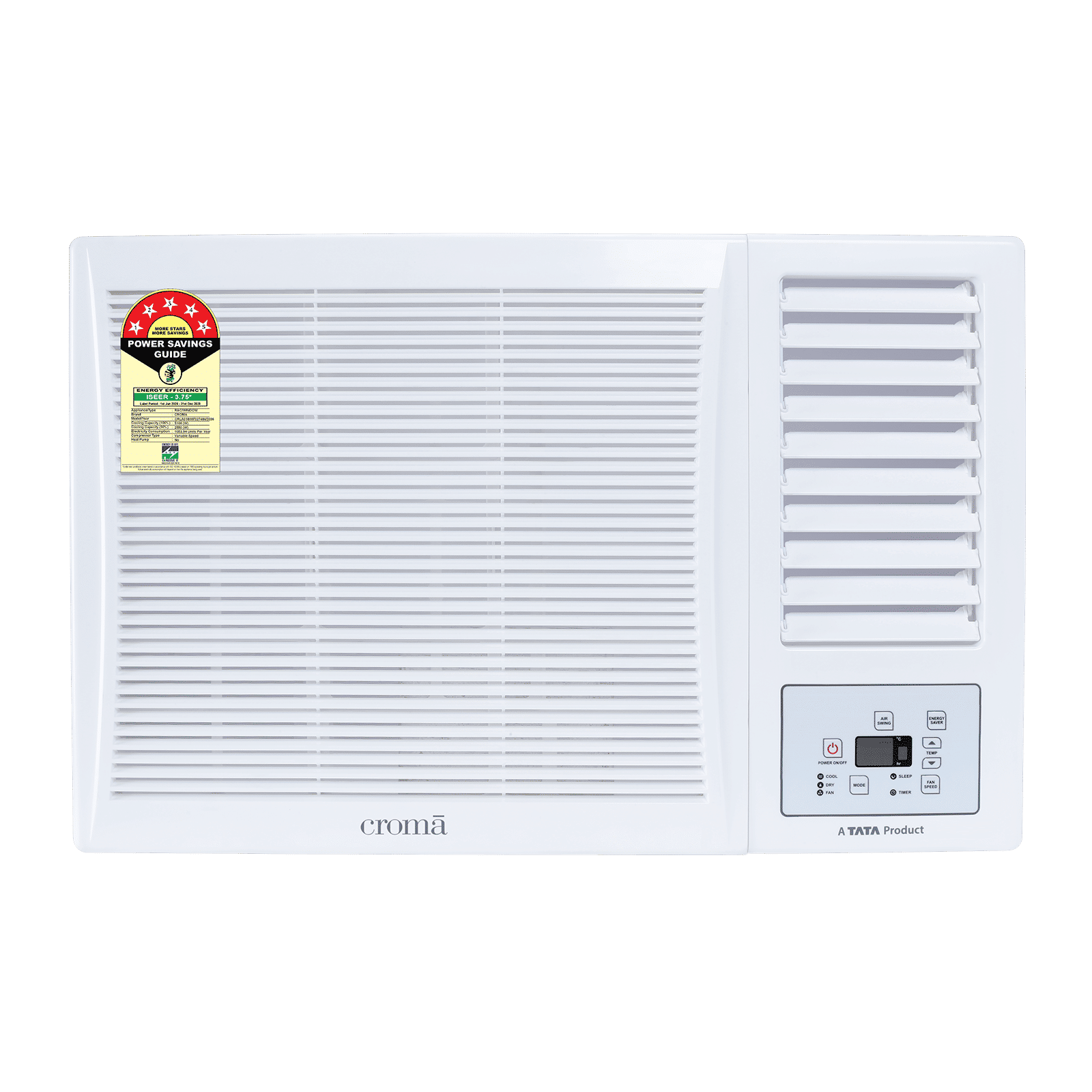 Croma 1.5 Ton 5 Star Inverter Window AC (2026 Model, Copper Condenser, Dust Filter)