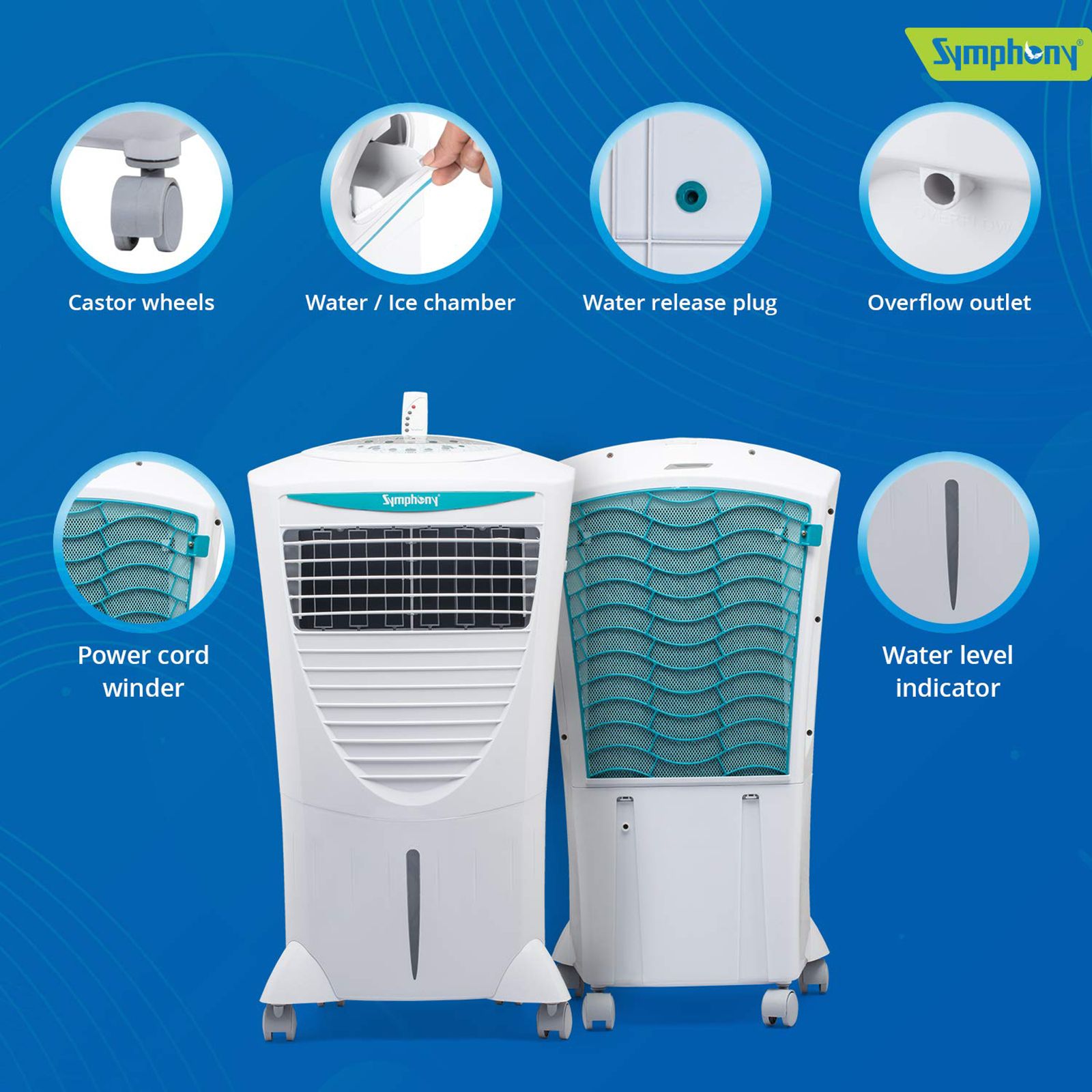 Buy Symphony Hi Cool i 31 Litres Room Air Cooler with i-Pure