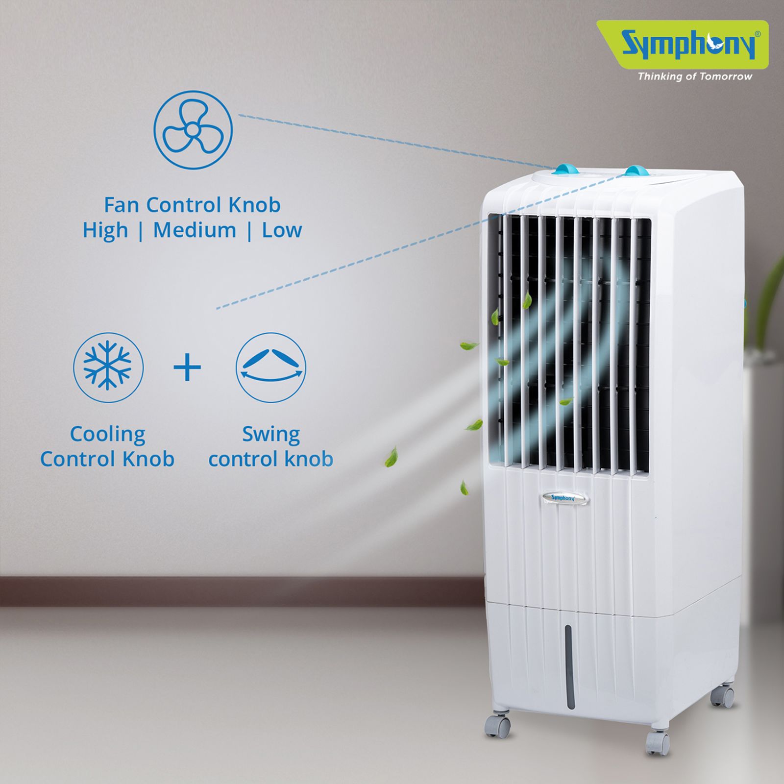 Buy Symphony Diet 12T 12 Litres Personal Air Cooler with i-Pure