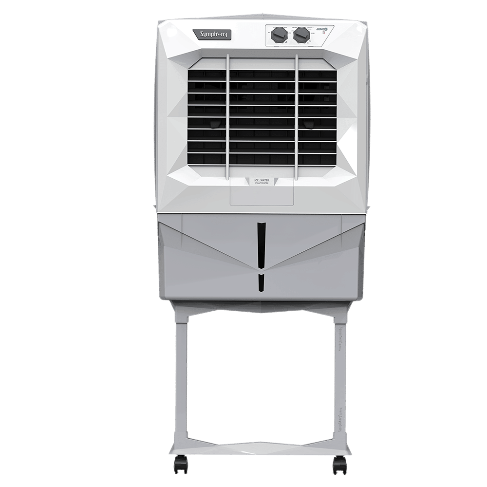 Symphony Jumbo 45DB 41 Litres Desert Air Cooler with Auto Louver Movement (Ice Chamber, White)