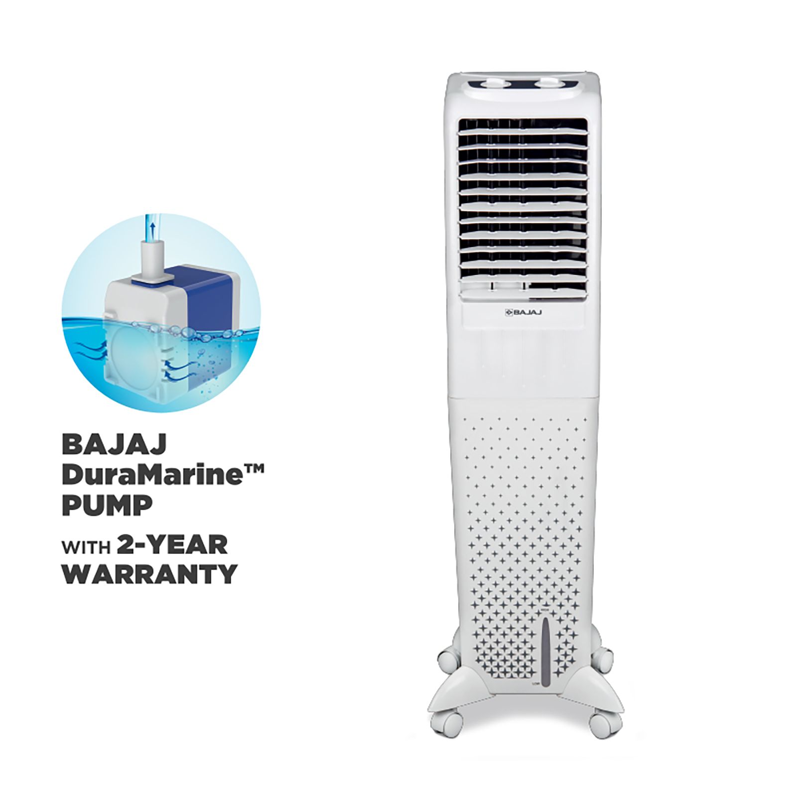 Tower Cooler Fan Bajaj Air Cooler Low Price Buy BAJAJ 50 Litres