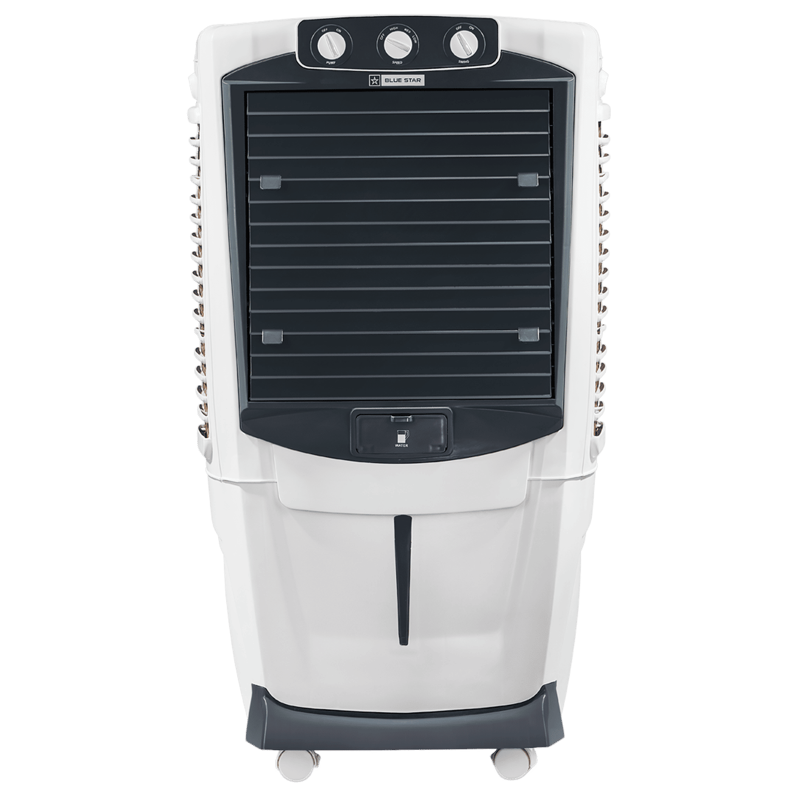 Blue Star Aura 60 Litres Desert Air Cooler (Anti-Microbial, DA60PMC, White/Grey)