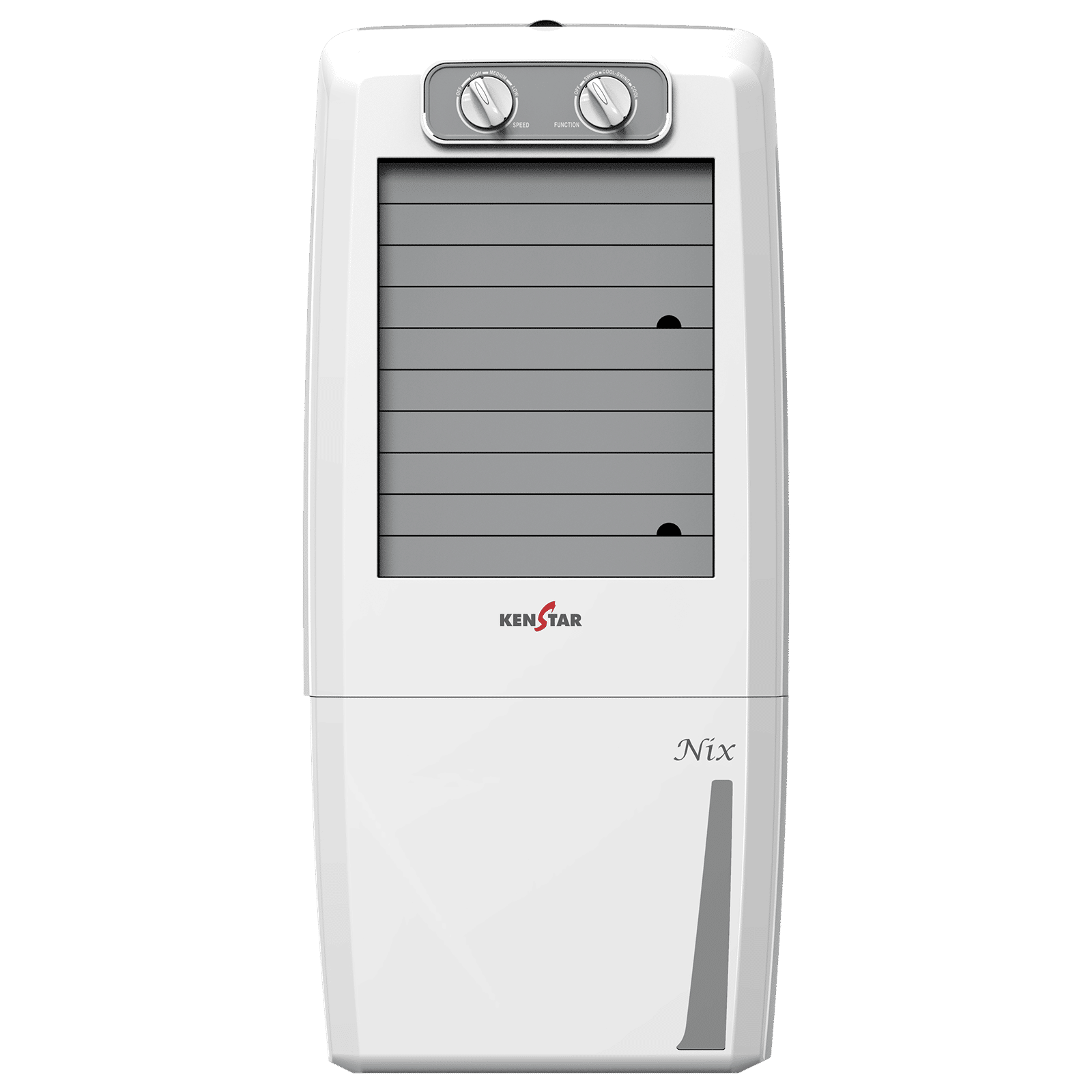 KENSTAR NIX 12 Litres Portable Air Cooler with Inverter Compatible (Quadraflow Technology, White)