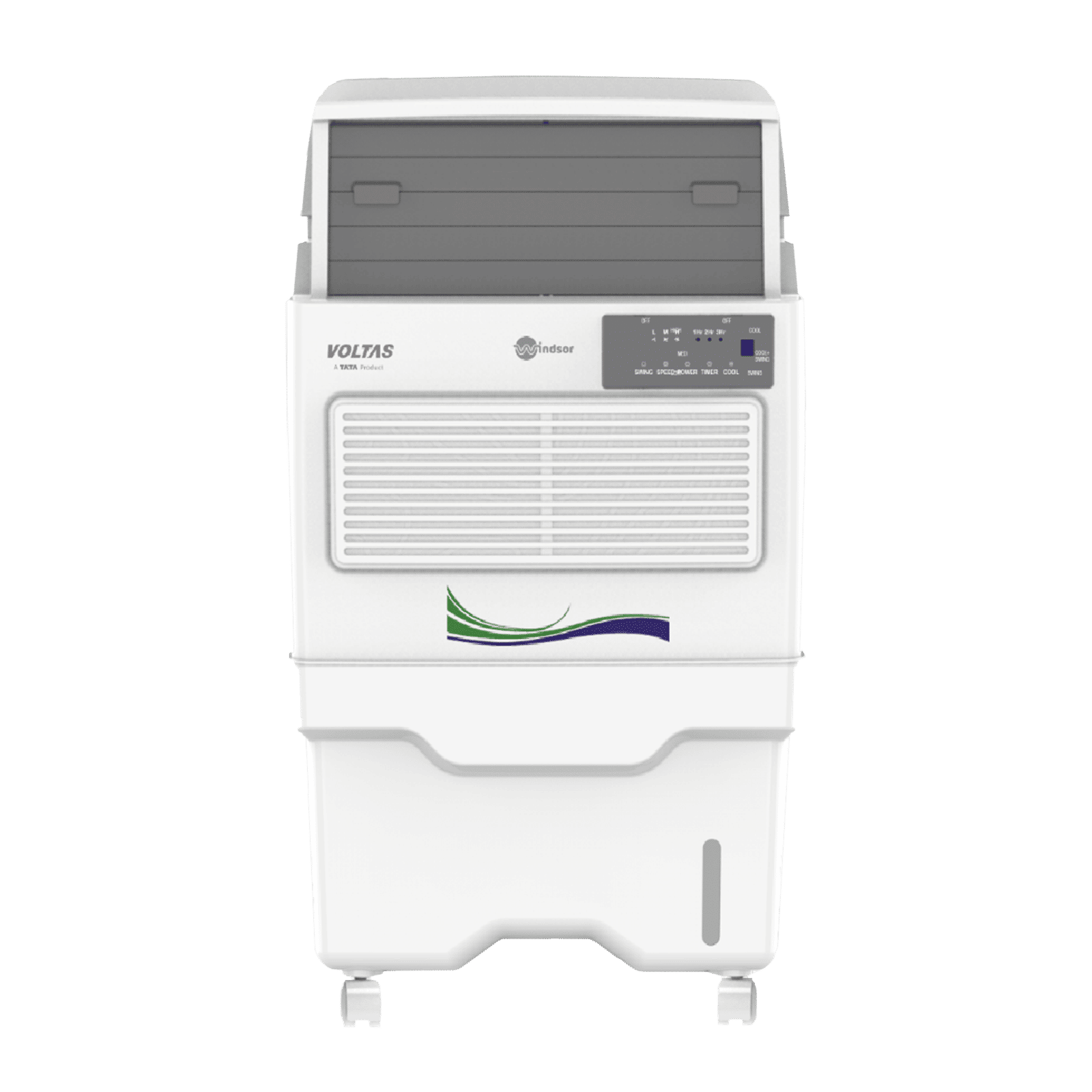 VOLTAS Windsor 35 Litres Personal Air Cooler (Inverter Compatible, 4810385, White/Grey)
