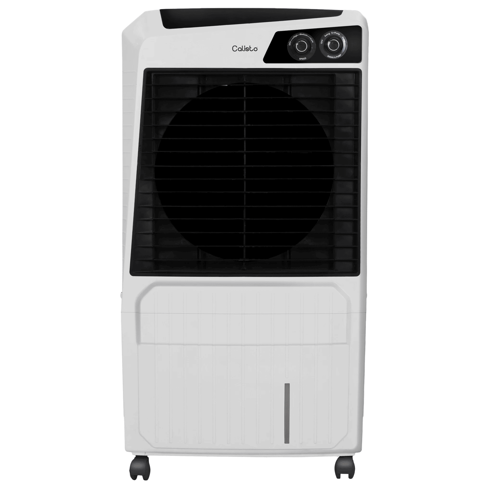 hindware Calisto 105 Litres Desert Air Cooler (Wood Wool Cooling Pads, 512494, White)