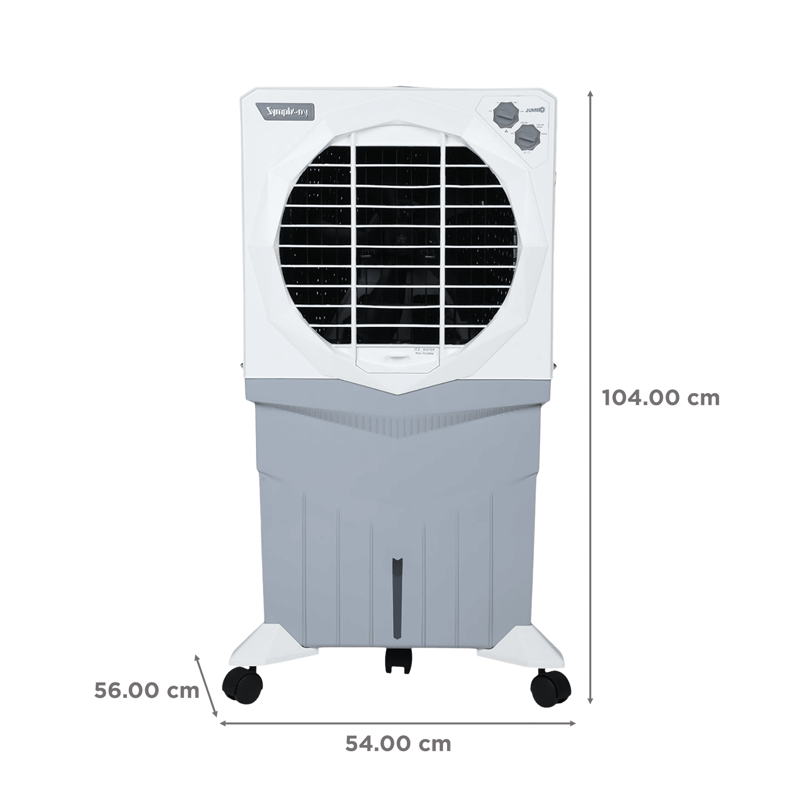 Symphony Jumbo 75XL+ 75 Litres Desert Air Cooler with Whisper-Quiet  Operation (Cool Flow Dispenser, White)