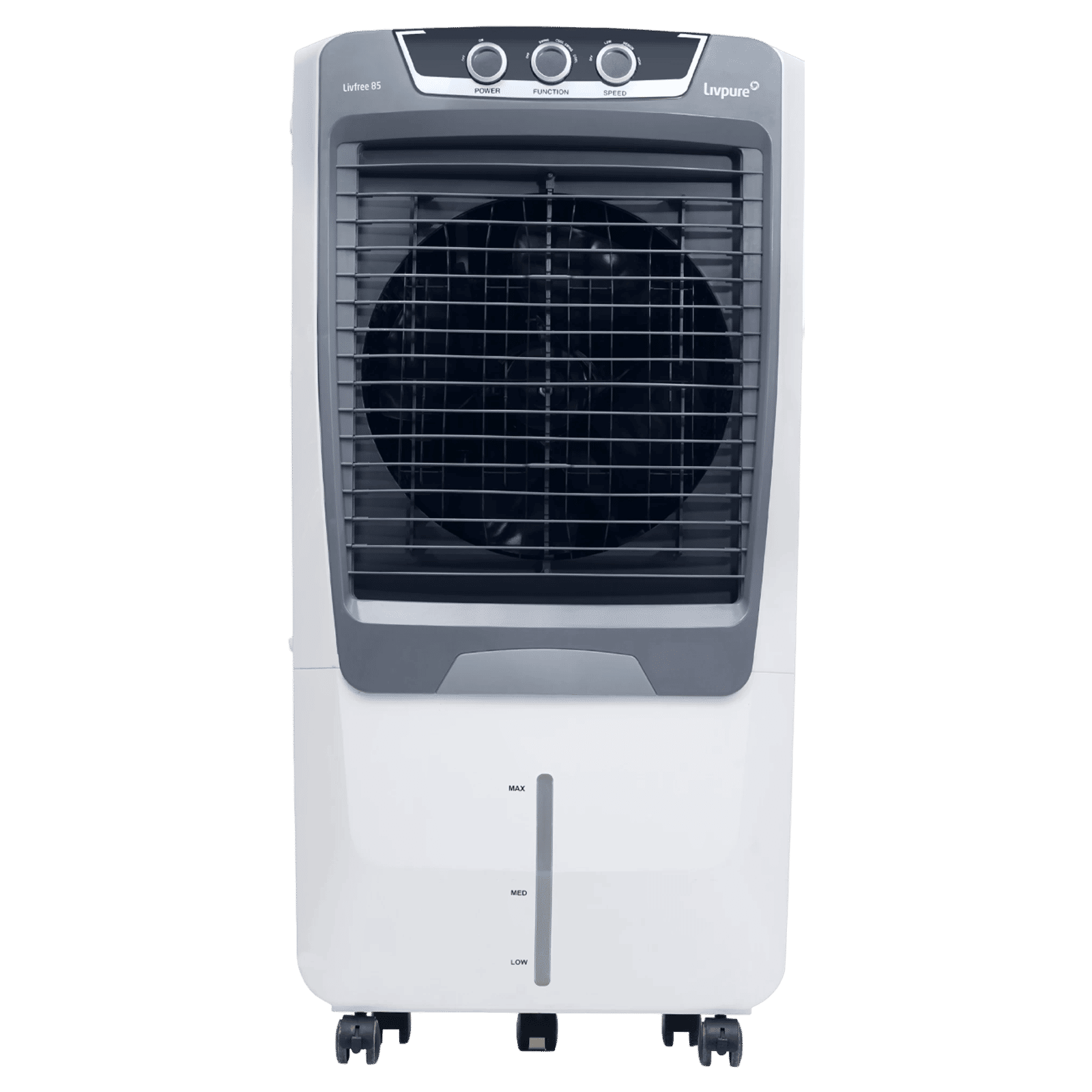 Livpure Livfree 85 Litres Desert Air Cooler with Inverter Compatible (Thermal Overload Protection, White & Grey)