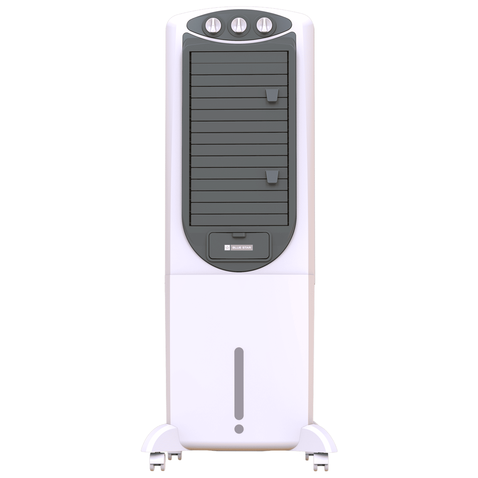 Blue Star PREMIA 35 Litres Tower Air Cooler with Anti-Microbial Property (Cross Drift Technology, White & Cool Grey)