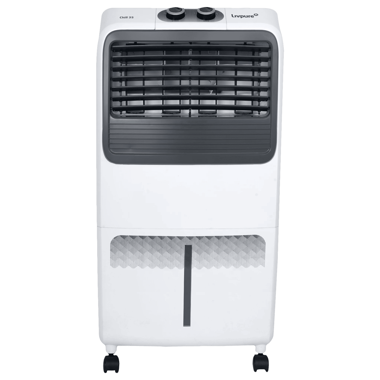 Livpure Chill 35 Litres Personal Air Cooler with Ice Chamber (Thermal Overload Protection, Grey & White)