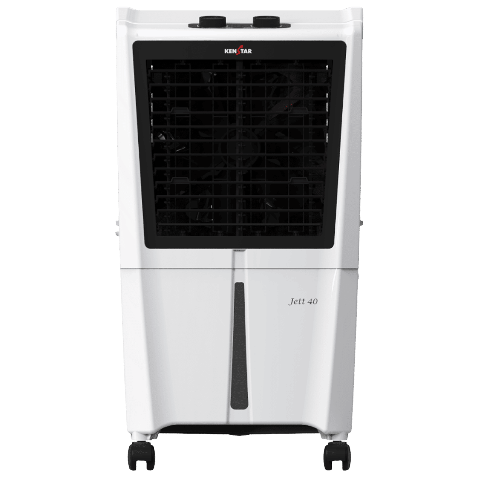 KENSTAR JETT HC 40 Litres Personal Air Cooler with Inverter Compatible (Motorised Louver Movement, White & Black)