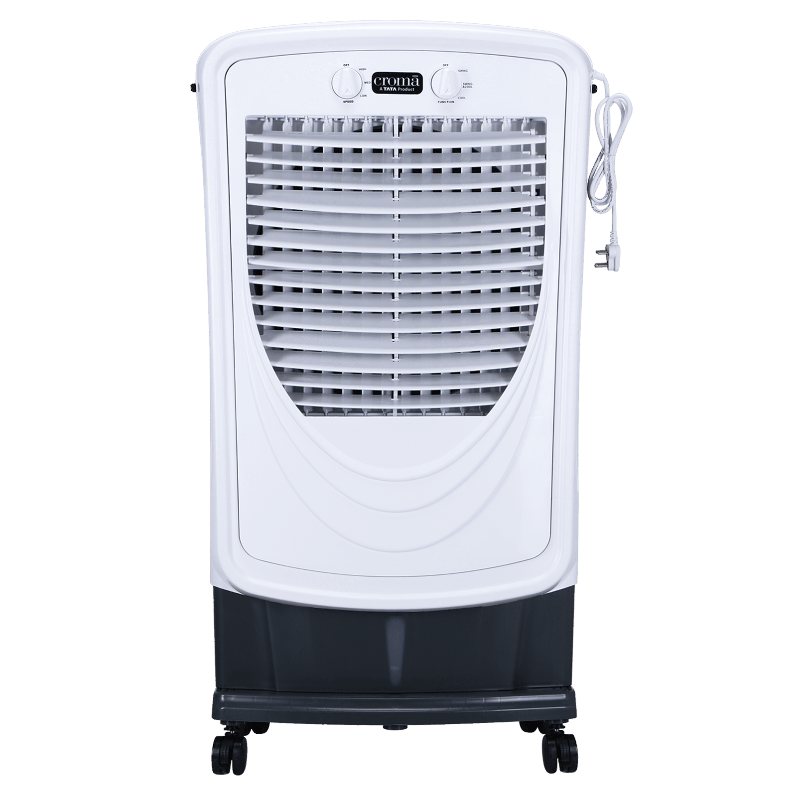 Croma 60 Litres Desert Air Cooler with Water Level Indicator (2025 Model,  Inverter Compatible, White)