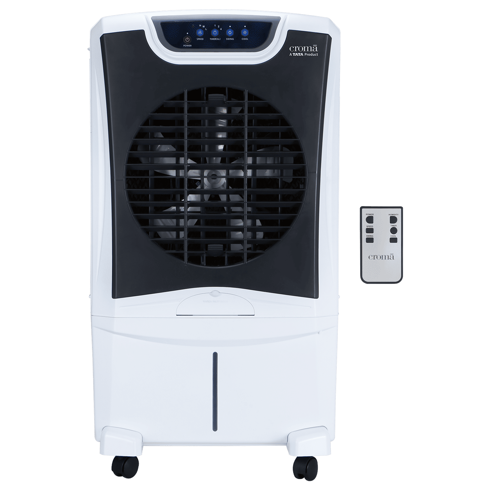 Croma 50 Litres Desert Air Cooler with Remote (Inverter compatibility, White, 2025 model)