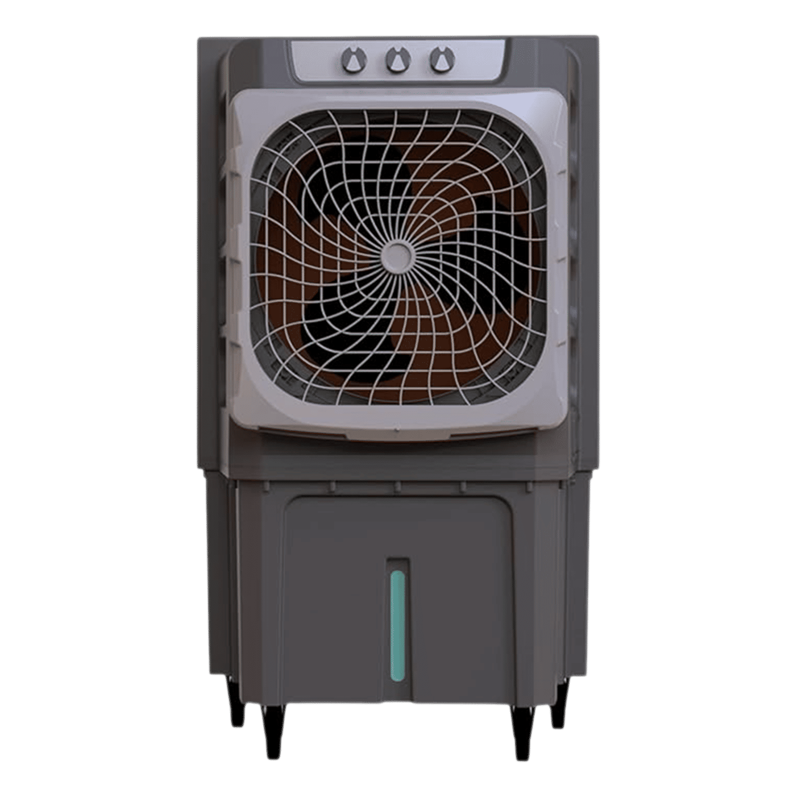 BAJAJ XForce 135 Litres Desert Air Cooler with Semi-Commercial Cooler (DuraMarine Pump, Gray)