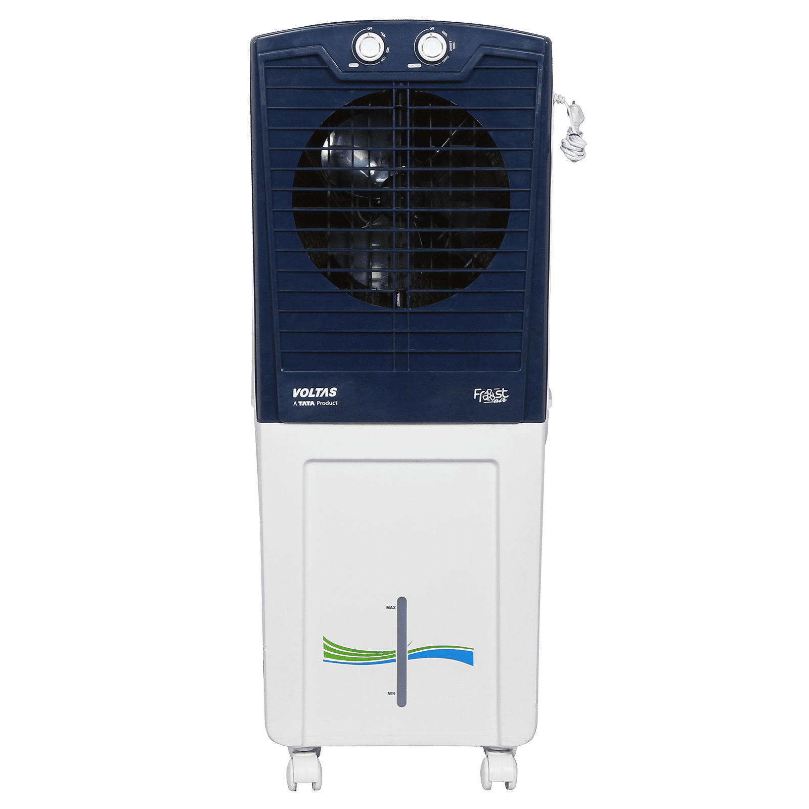 VOLTAS Frost Air 45 Litres Personal Air Cooler with Thermal Overload Protection (3 Speed Control, Oxford Blue)