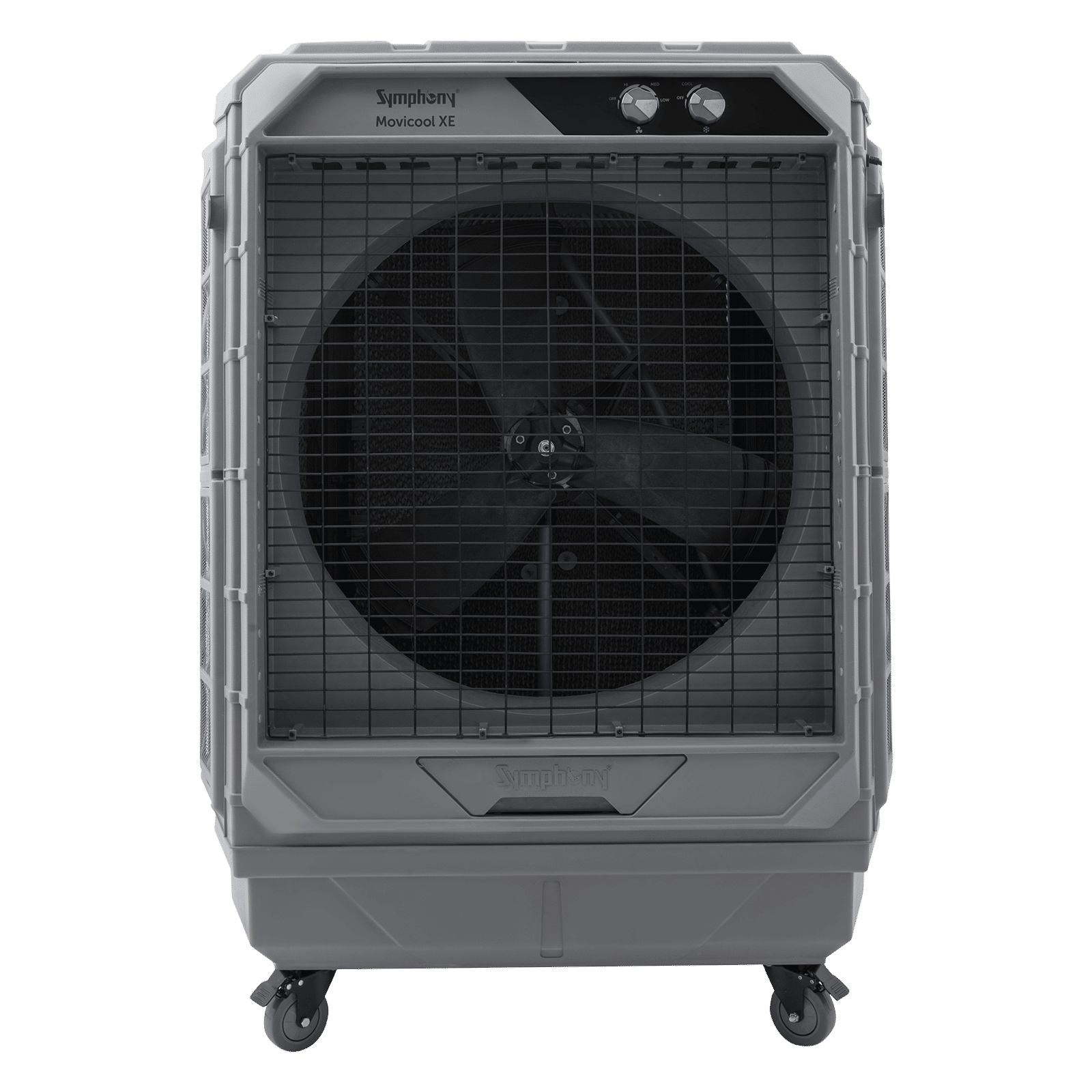 Symphony Movicool XE 100 Litres Desert Air Cooler with CFD Technology (Inverter Compatible, Grey)