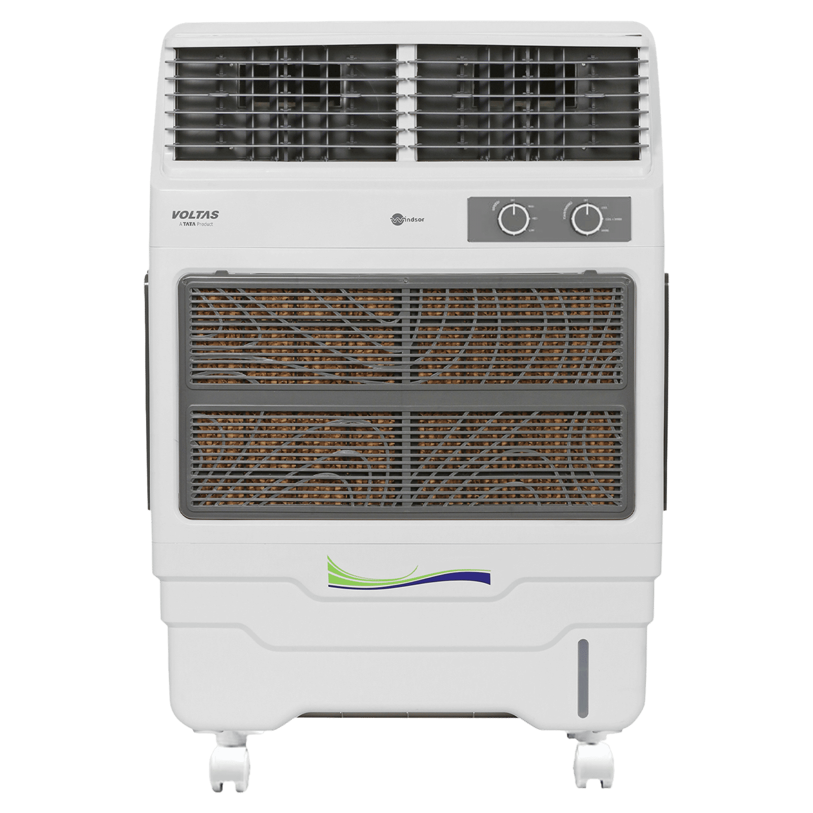 VOLTAS Windsor 65T 65 Litres Room Air Cooler with Thermal Overload Protection (3 Speed Control, White)