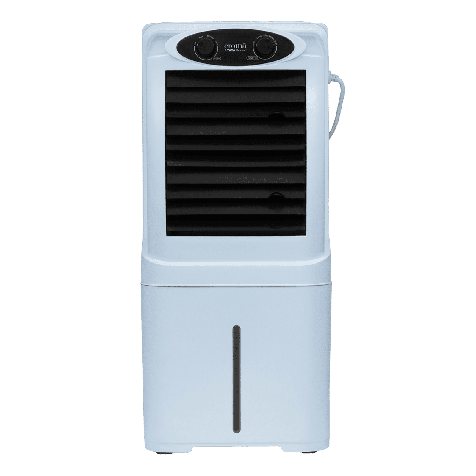 Croma 14 Litres Personal Air Cooler with Inverter Compatible (Anti Bacterial Honeycomb Pads, White)