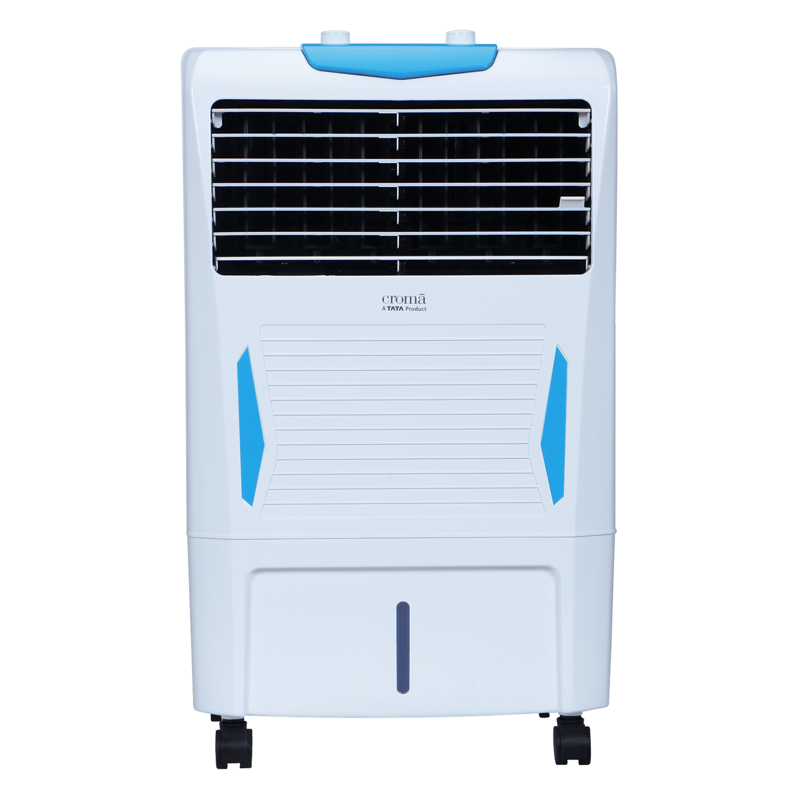 Croma 24 Litres Personal Air Cooler with Motorized Vertical Louvers (4-Way Air Deflection, White)