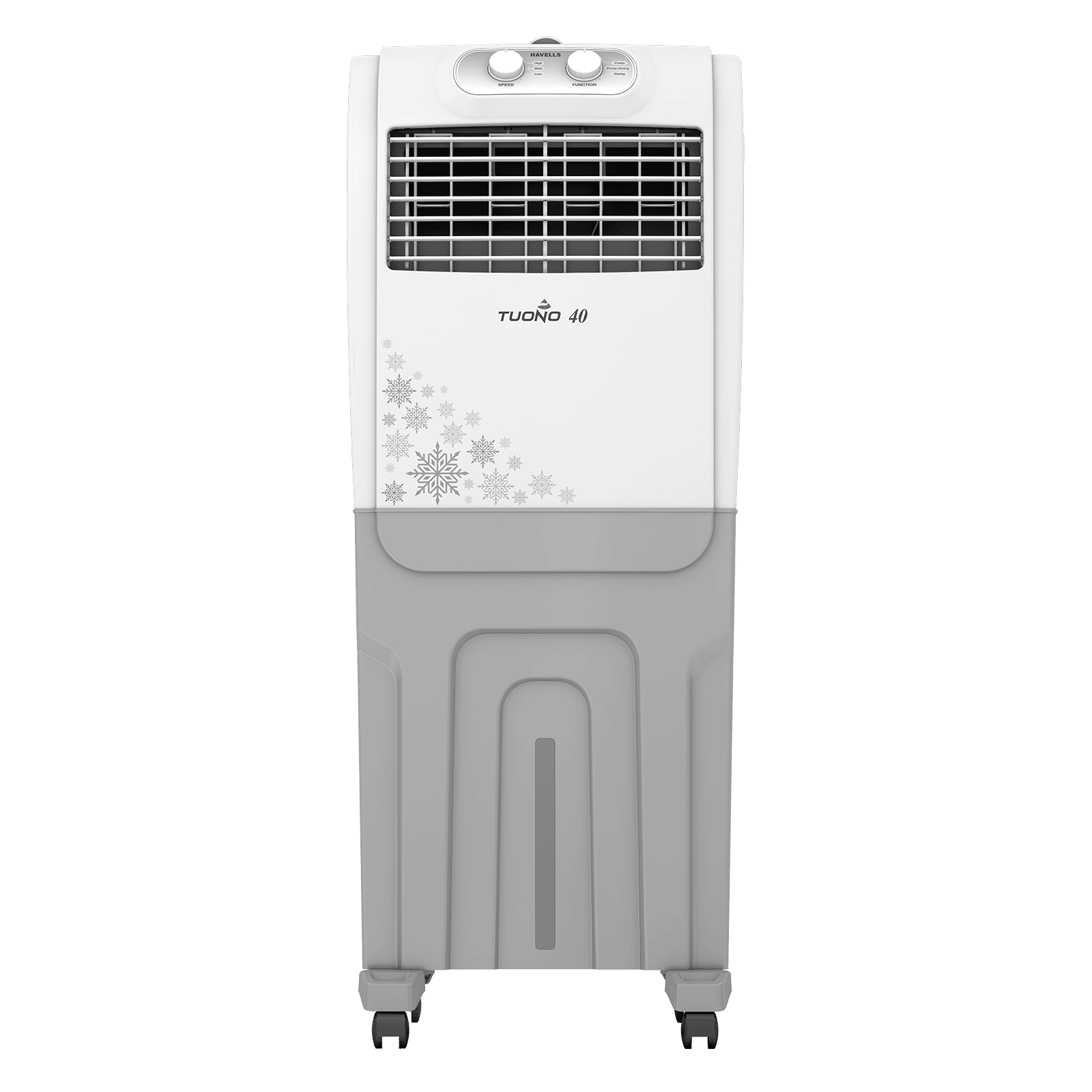 Havells Tuono 40 Litres Personal Air Cooler with Bacteria Shield Honeycomb Cooling Pad Technology (Auto Swing, White&Grey) 