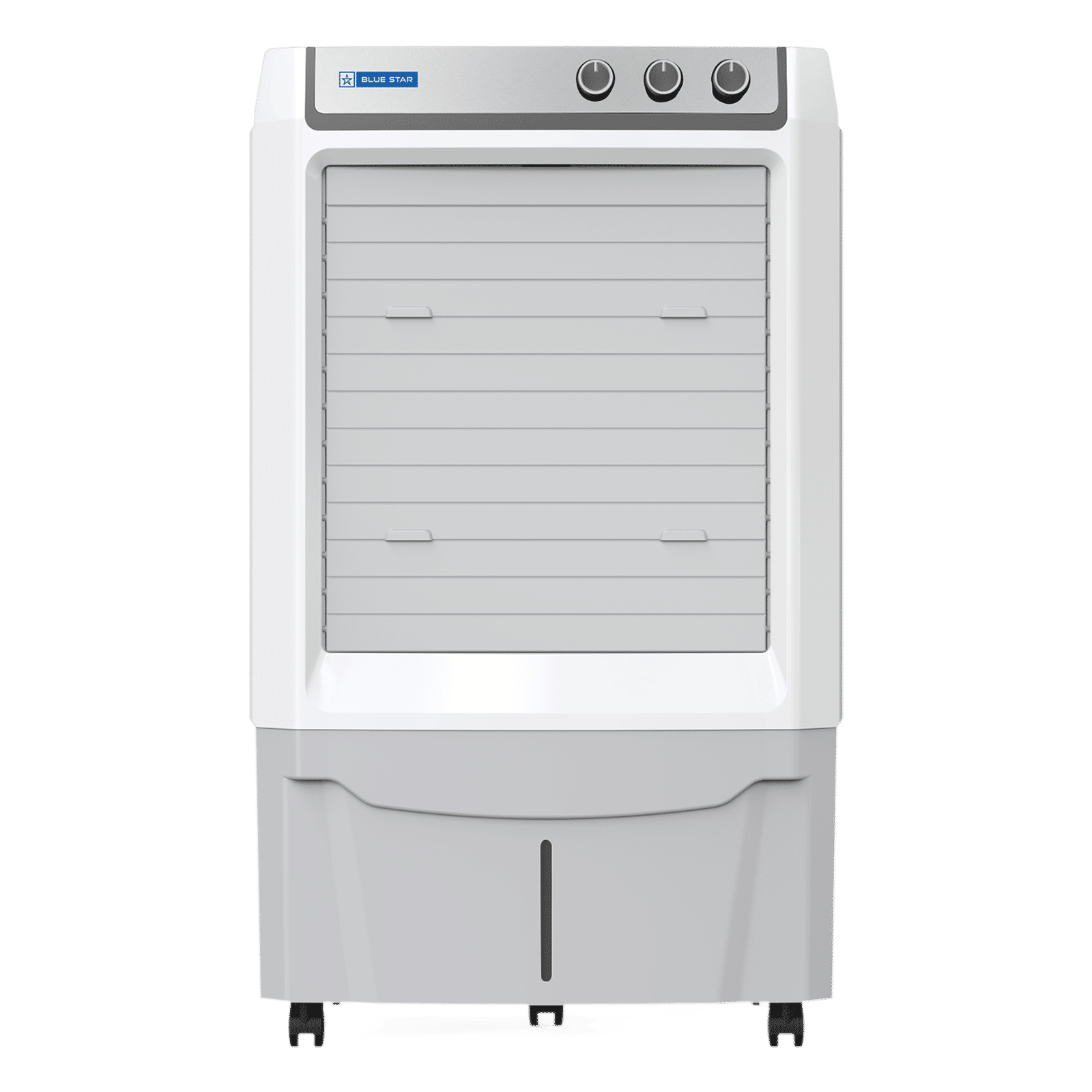 Blue Star Ventus 80 Litres Desert Air Cooler with Anti-Microbial Properties (Thermal Overload Protection, White & Cool Grey)