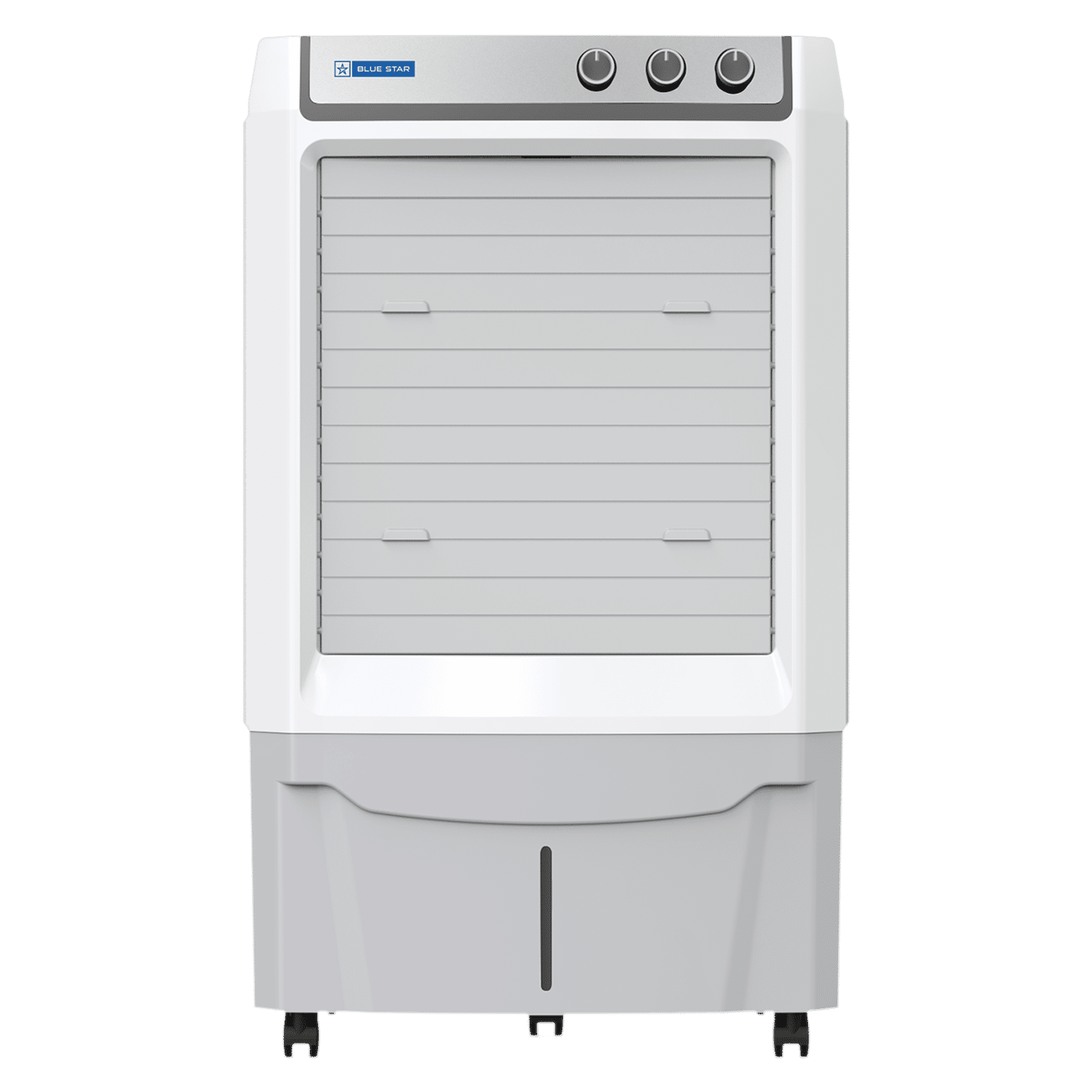 Blue Star Ventus 60 Litres Desert Air Cooler with Anti-Microbial Properties (Thermal Overload Protection, White & Cool Grey)