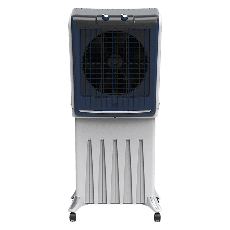 Symphony Silenzo 55 Litres Personal Air Cooler with Auto Louver Movement (Inverter Compatible, White & Blue)