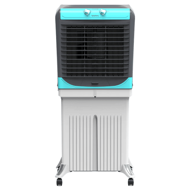 Symphony Maxwind 55 Litres Personal Air Cooler with Auto Louver Movement (Inverter Compatible, White & Grey)