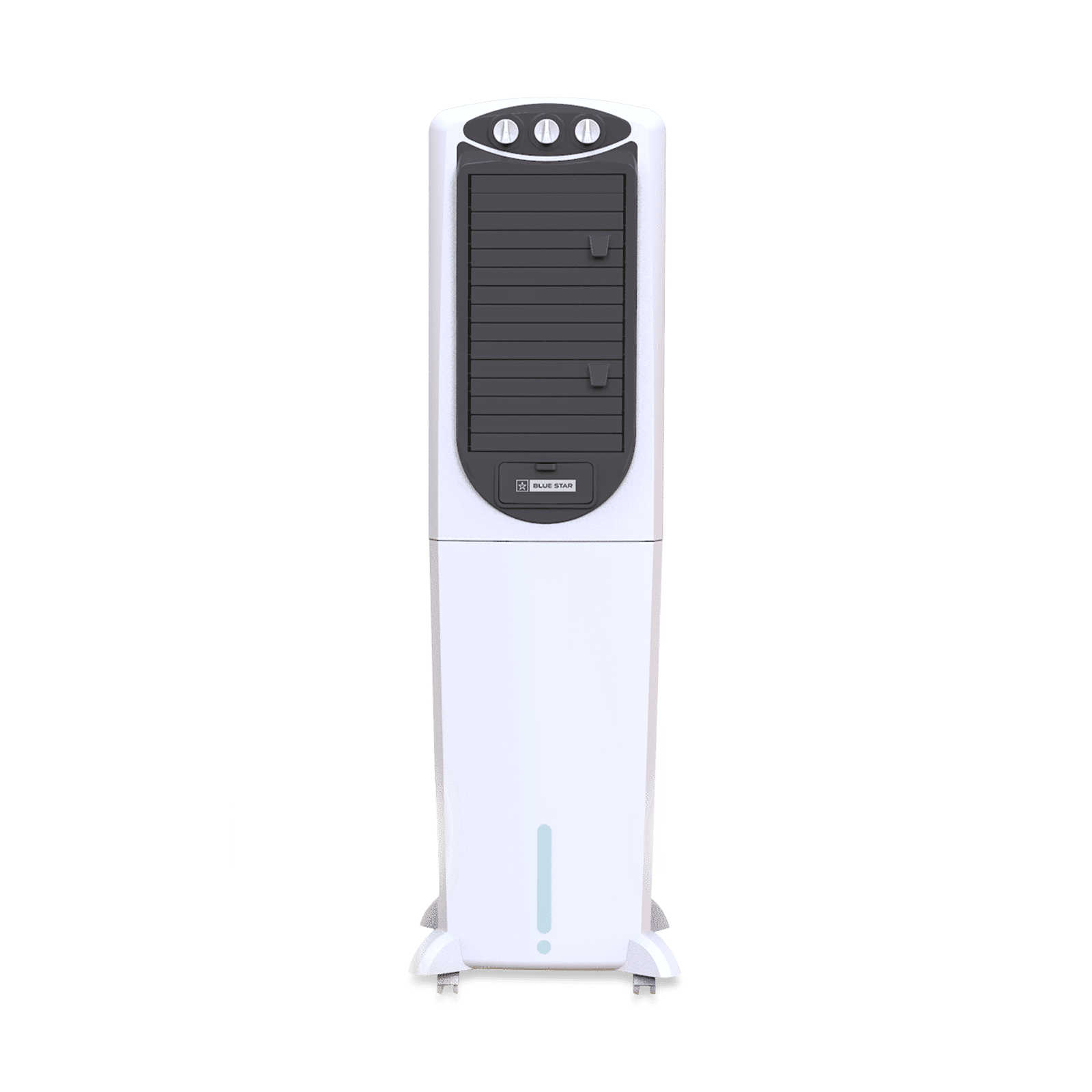 Blue Star PREMIA 50 Litres Tower Air Cooler with Thermal Overload Protection (Ice Chamber, White & Cool Grey)