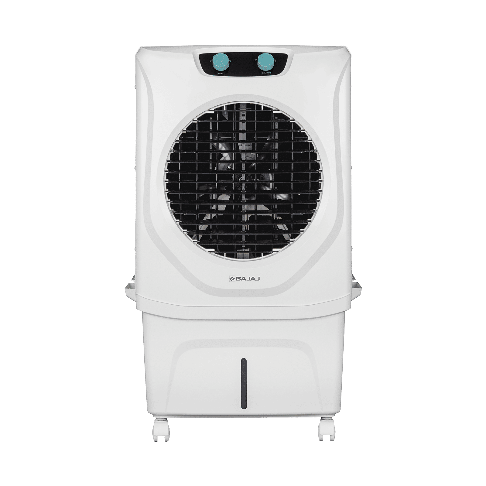Bajaj Shield Series Chisel 74 Litres Desert Air Cooler with Turbo Fan Technology (4 Way Swing Deflection, White)