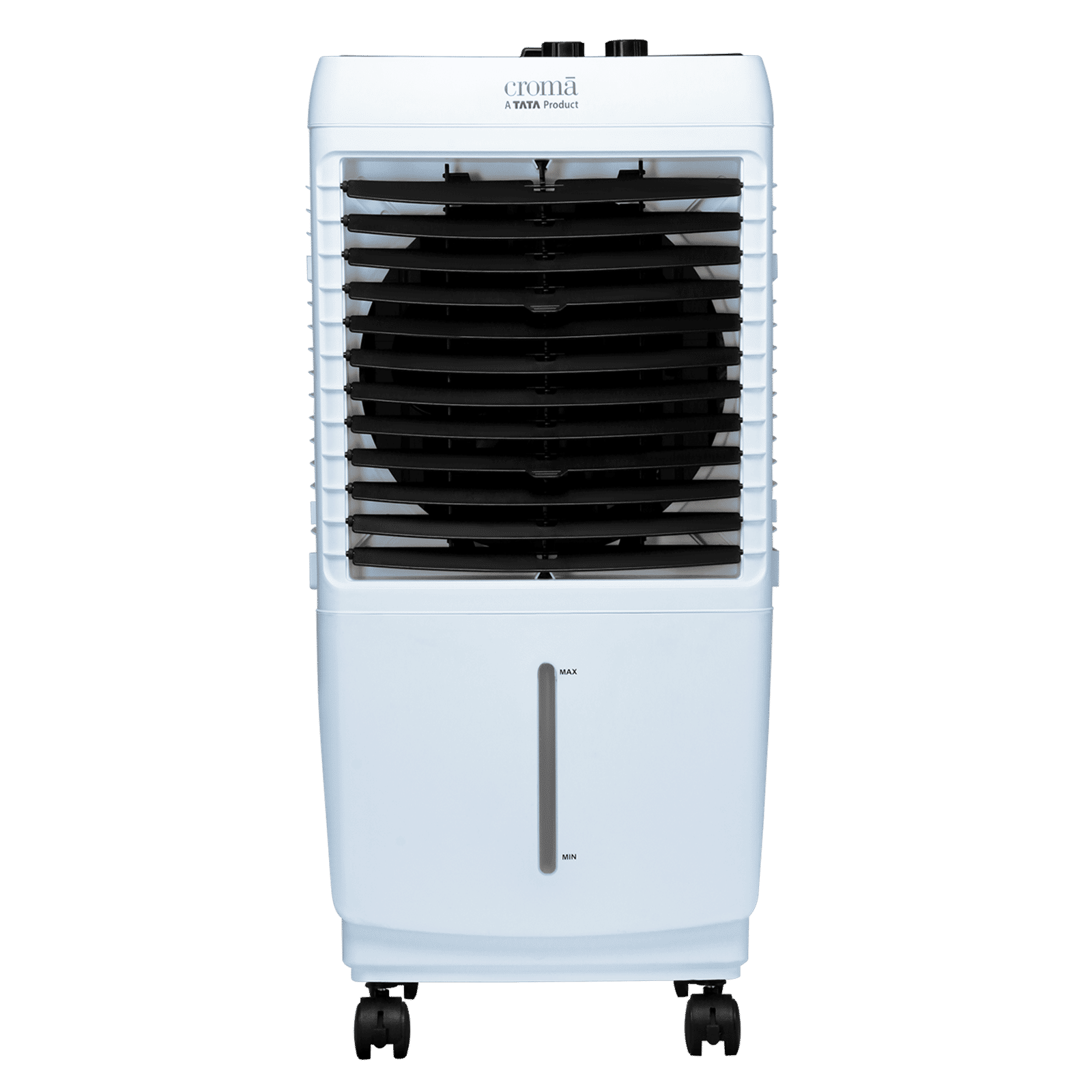 Croma 50 Litres Mini Desert Air Cooler with Ice Chamber (Antibacterial Honeycomb Pads, White)