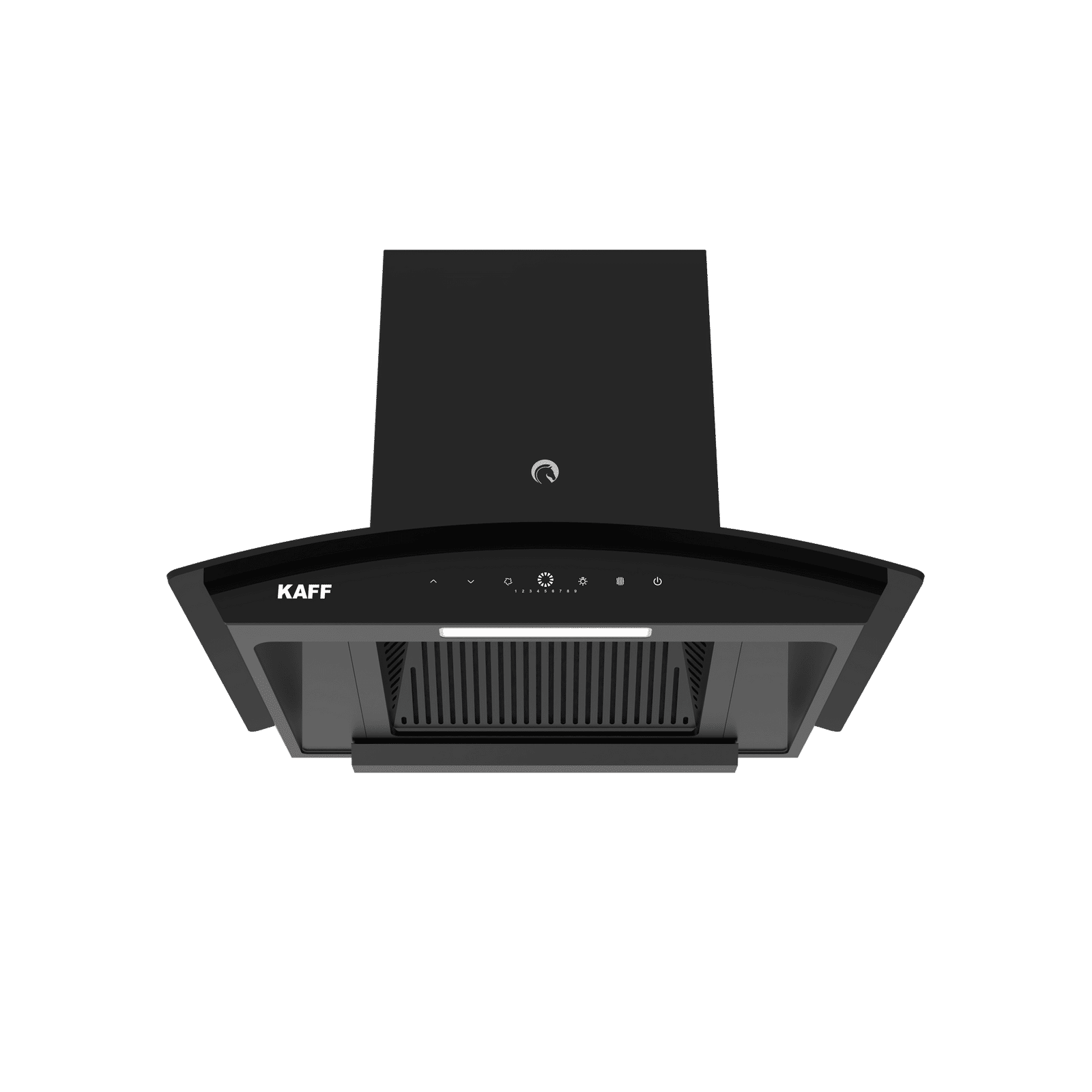 KAFF VASCO DC 60cm 1480m3/hr Ducted Auto Clean Wall Mounted Chimney with Gesture Control (Matte Black)