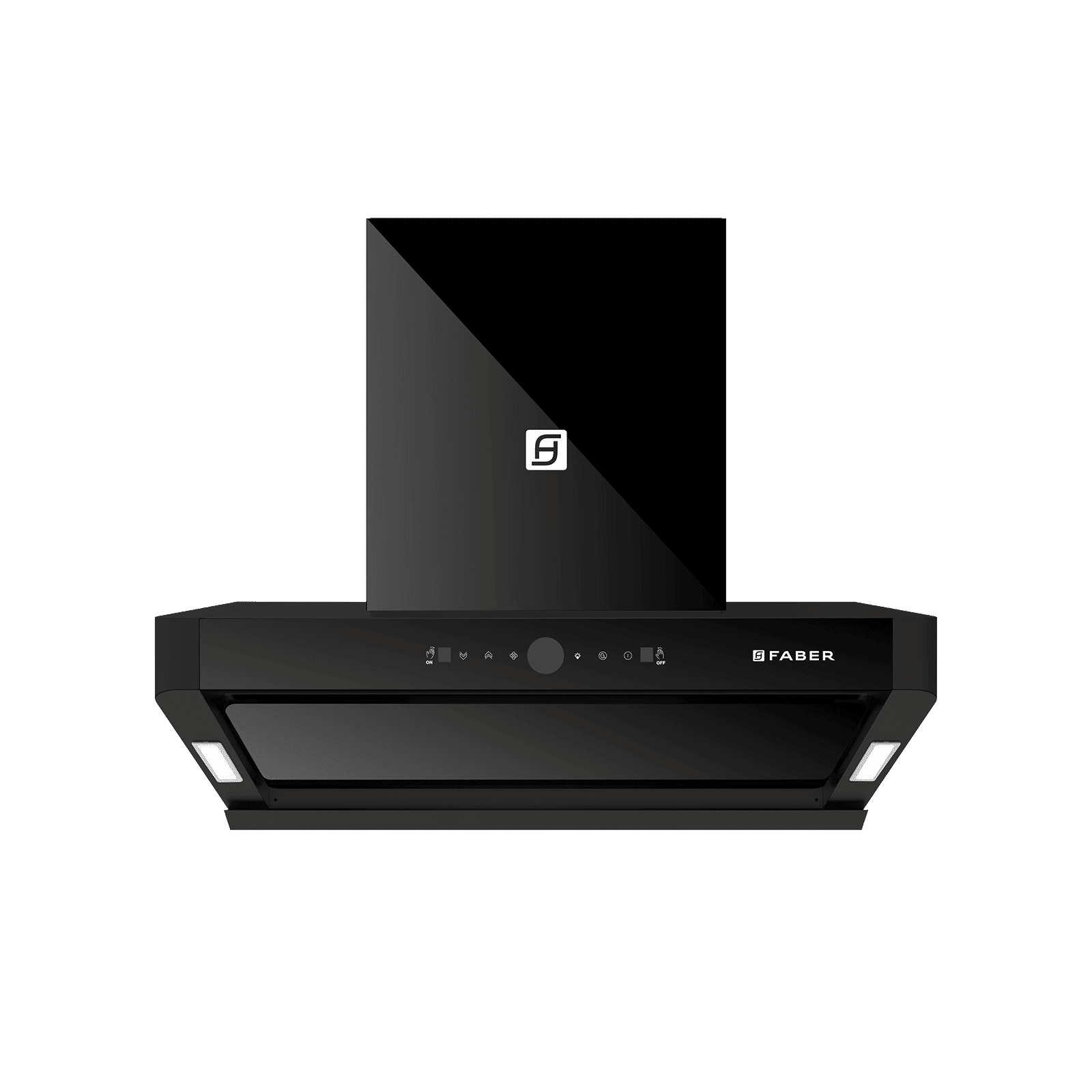 Faber HOOD APOLLO FL HC BLDC BK IN 75cm 1600m3/hr Ductless Auto Clean Wall Mounted Chimney with Touch and Gesture Control (Black)
