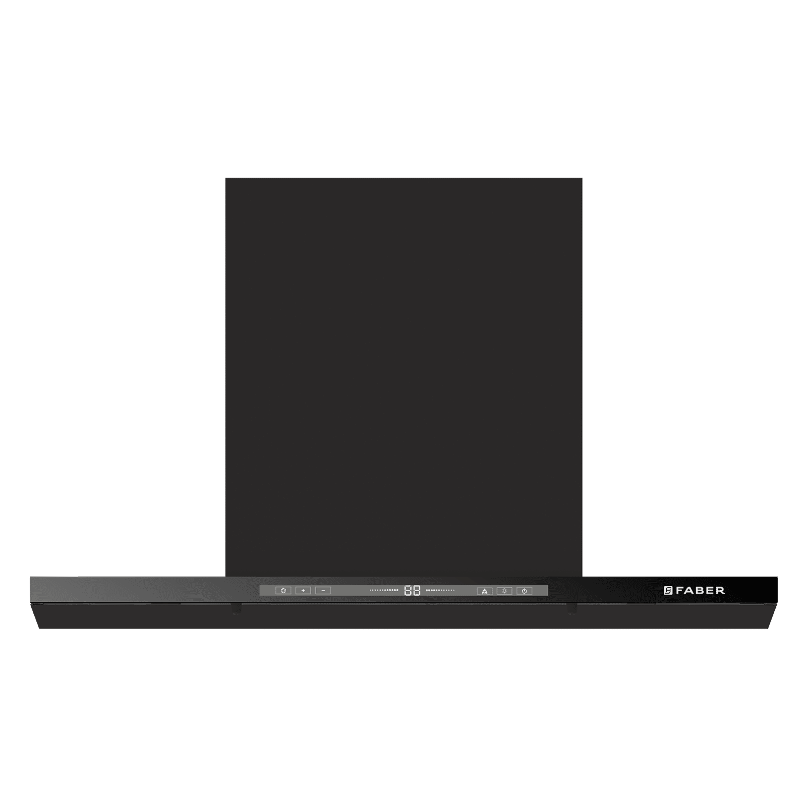 Faber HOOD SLIMX HC SC FL BK BLDC IN 75-T 75cm 1500m3/hr Ductless Auto Clean Wall Mounted Chimney with Touch and Gesture Control (Black)