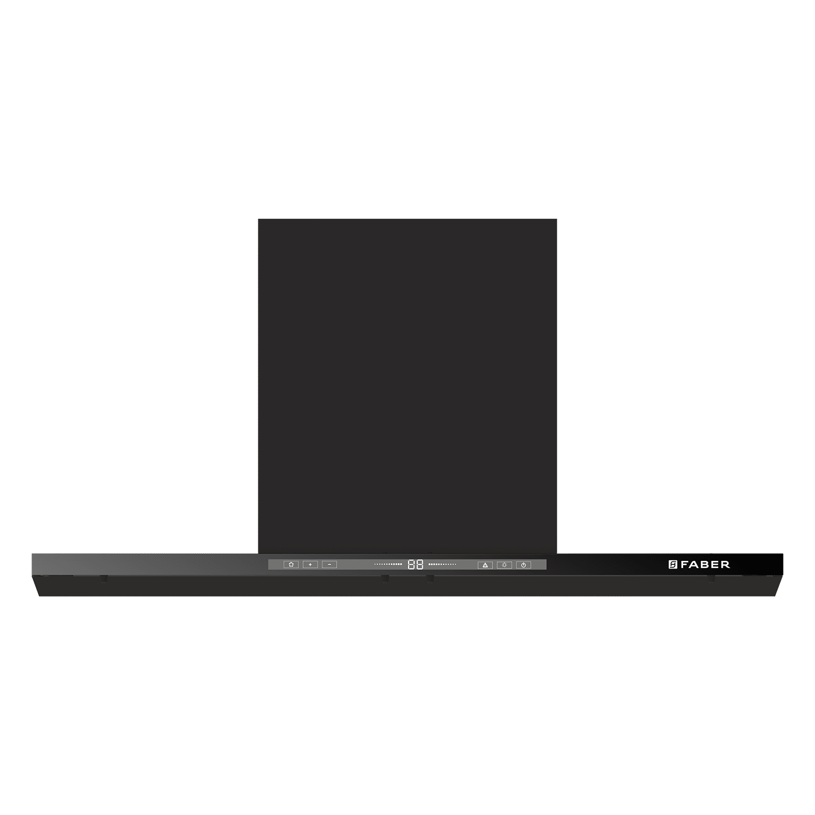 Faber HOOD SLIMX HC SC FL BK BLDC IN 90-T 90cm 1500m3/hr Ductless Auto Clean Wall Mounted Chimney with Touch and Gesture Control (Black)
