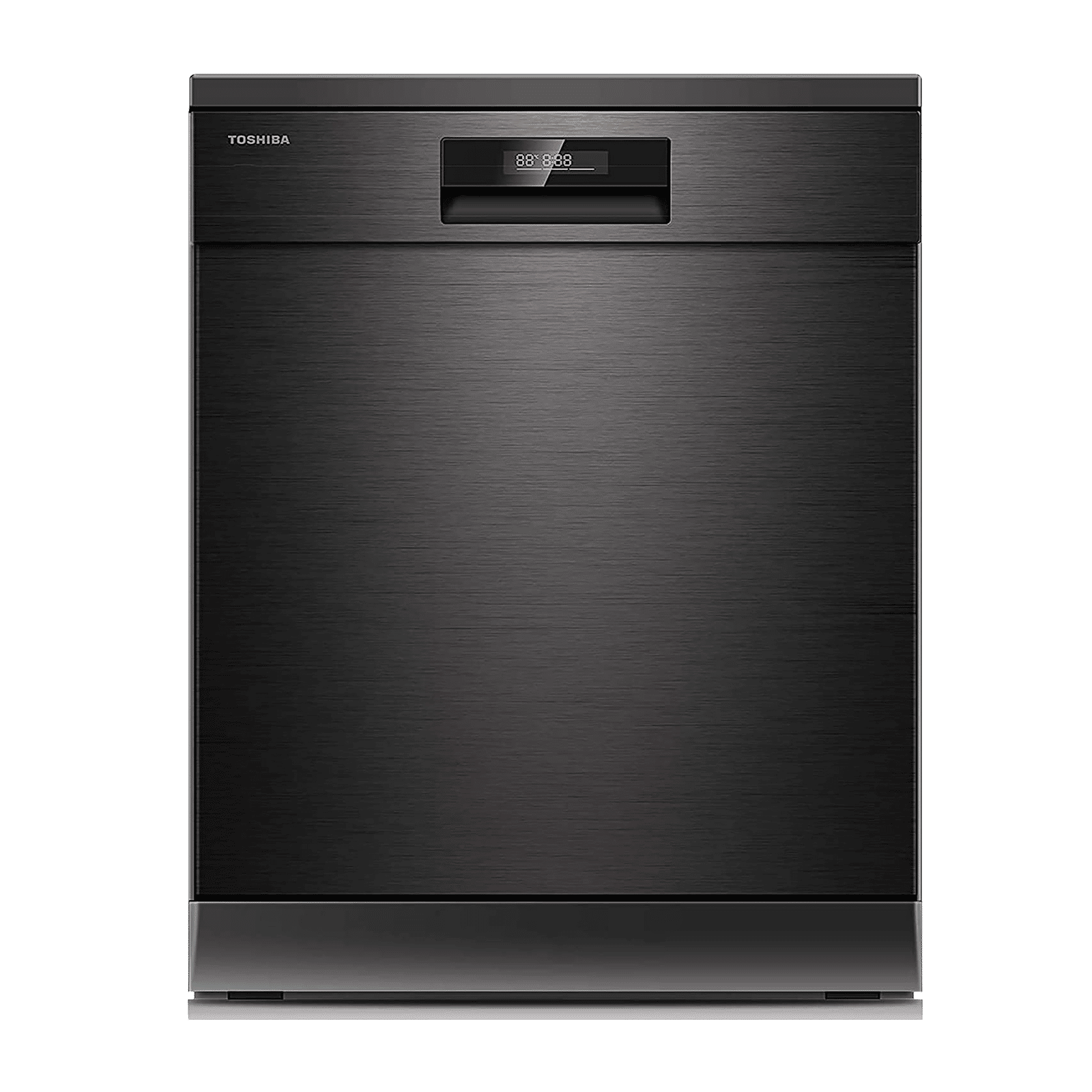 TOSHIBA 15 Place Settings Free Standing Dishwasher with Anti Bacterial Technology (Black)