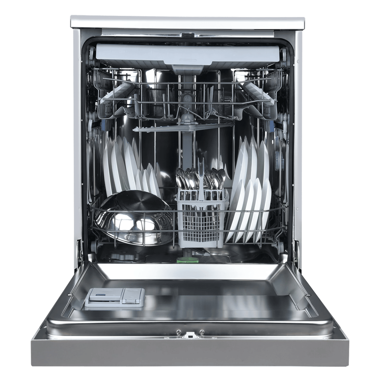 Crompton Voila 13 Place Settings Free Standing Dishwasher with Direct  Triple Wash Technology (Silver Inox)