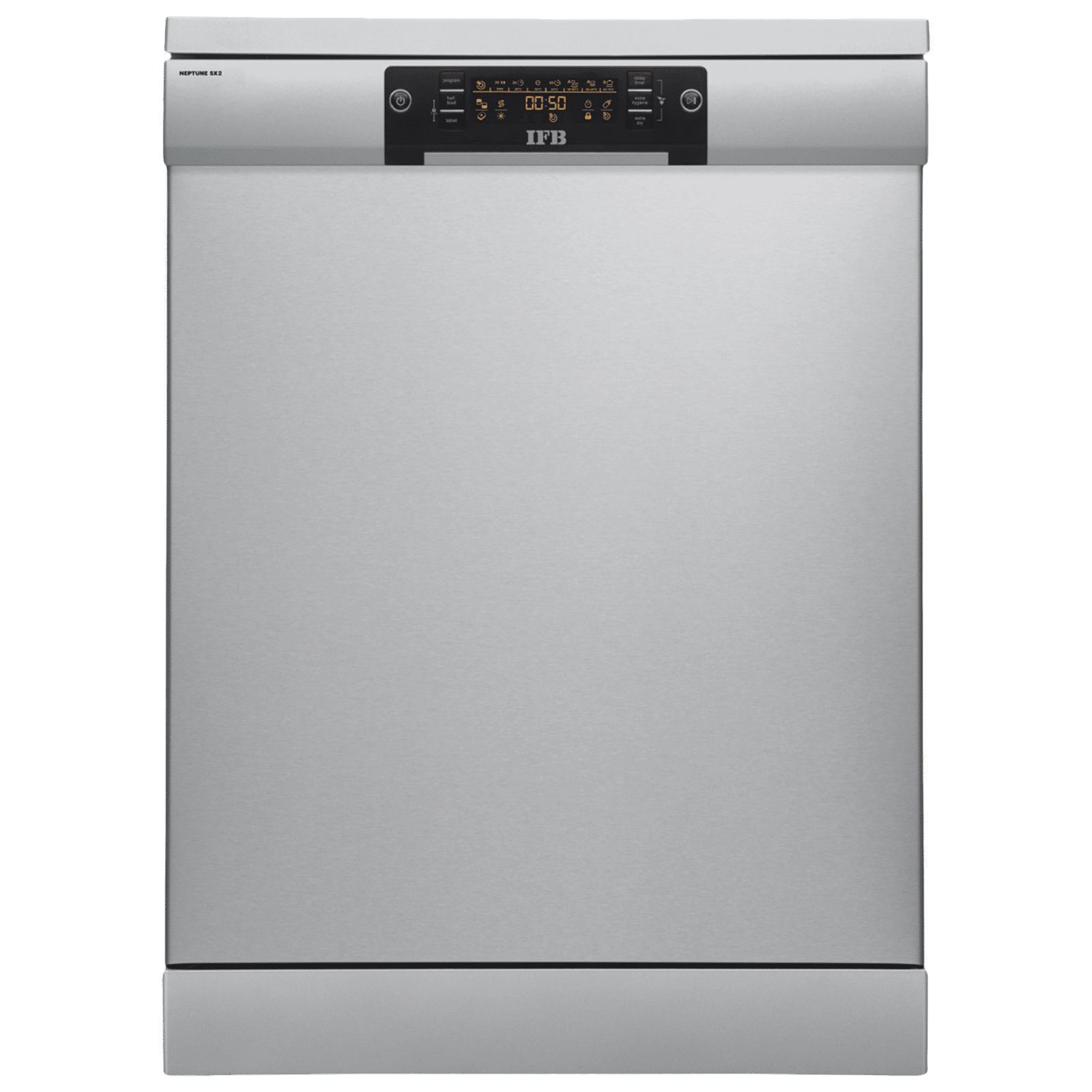 IFB Neptune SX2 16 Place Settings Free Standing Dishwasher with Hot Water Wash (Pearl Grey)