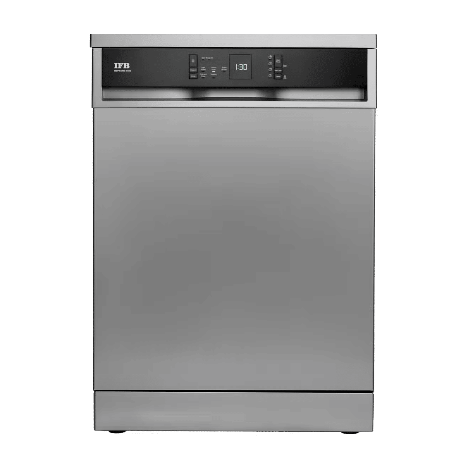 IFB Neptune VX15 15 Place Settings Free Standing Dishwasher with 70°C Hot Water Wash (No Pre-rinse Required, Dark Silver)	
