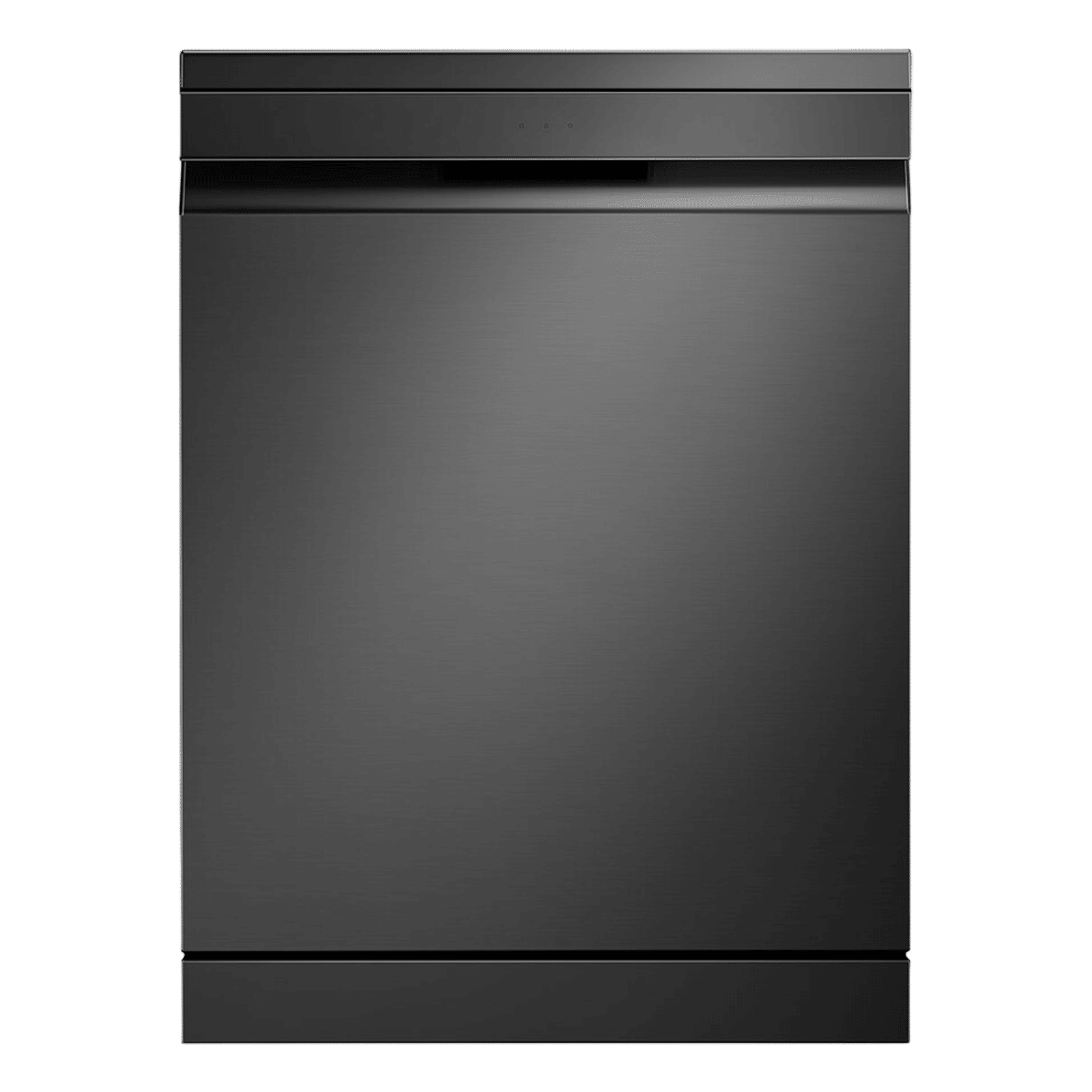 LG 15 Place Settings Free Standing Smart Dishwasher with Top Control Panel (No Pre-rinse Required, Matte Black)