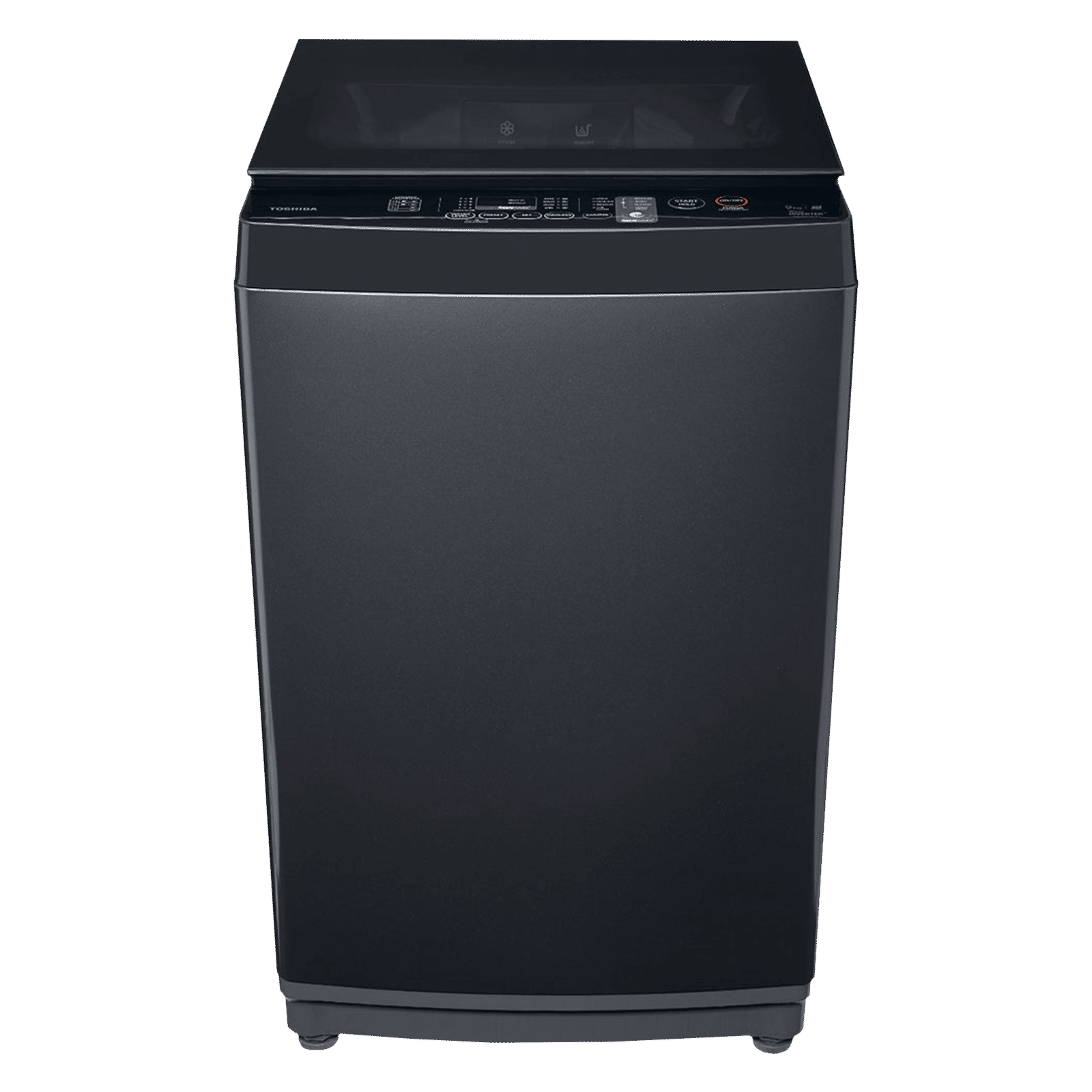 TOSHIBA 9 kg 5 Star Inverter Fully Automatic Top Load Washing Machine (AW-DJ1000F-IND, i-Clean Function, Silver)